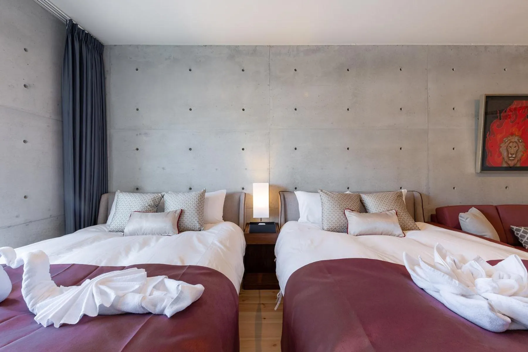 Bed in Tamatsukuri Daifuji Kan