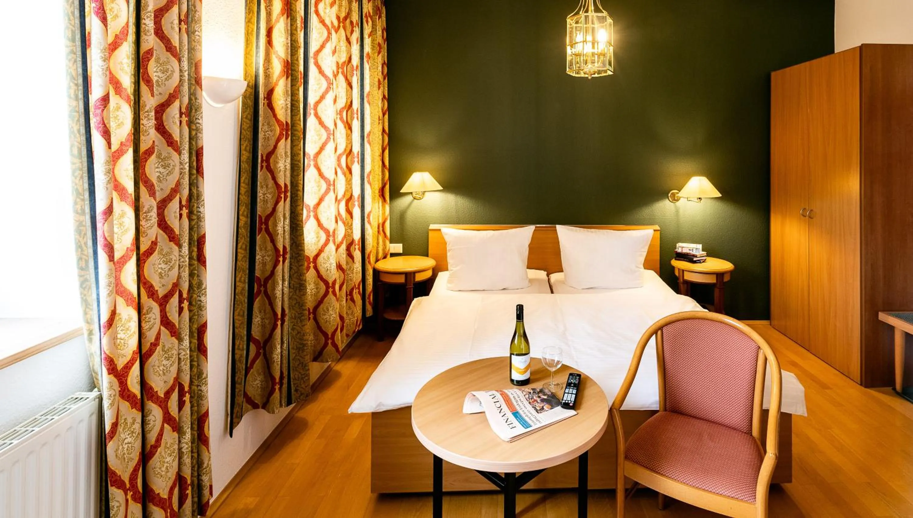 Photo of the whole room, Bed in Parkhotel Hohnstein by STEIGER Hotels