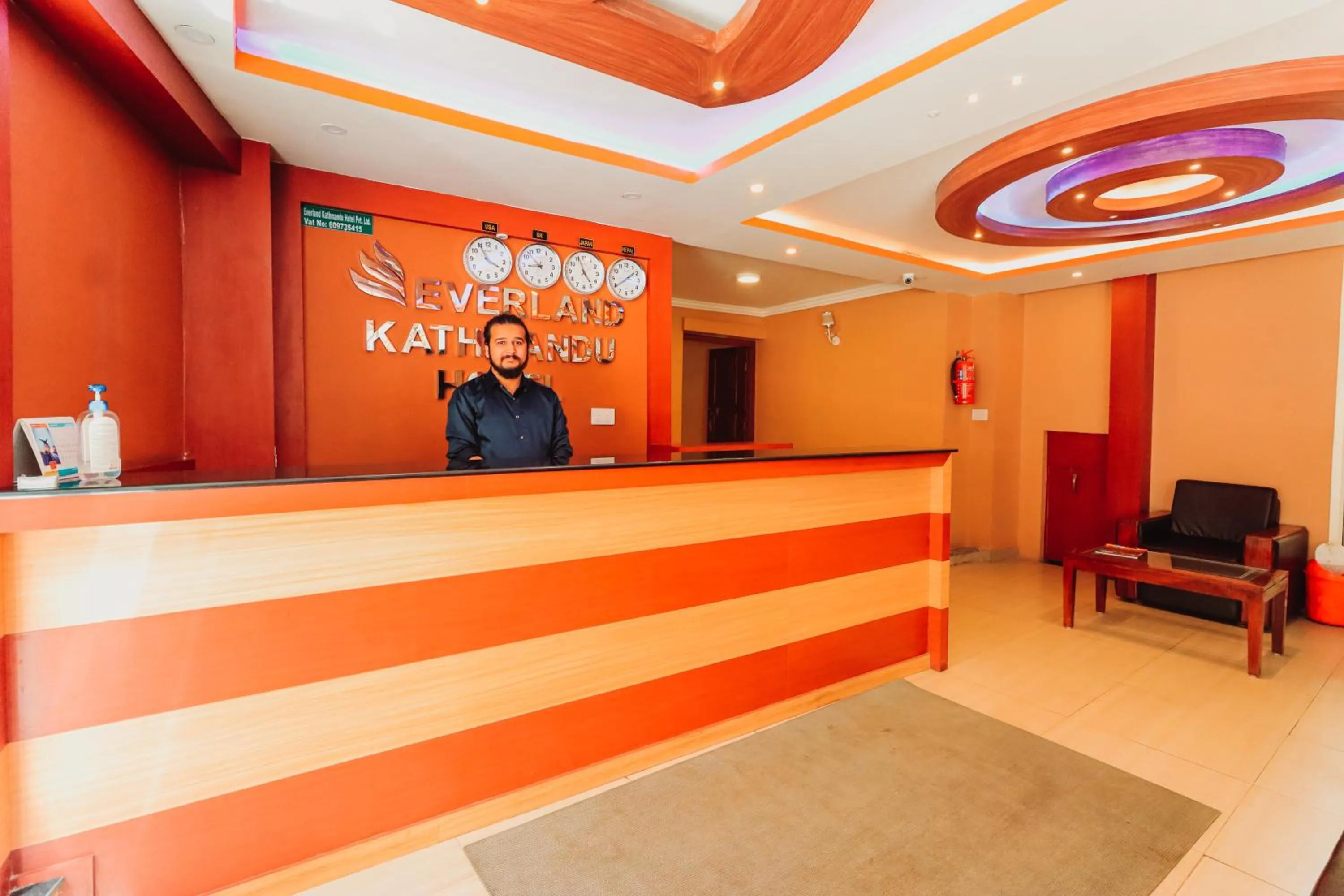 Lobby or reception in Everland Kathmandu Hotel