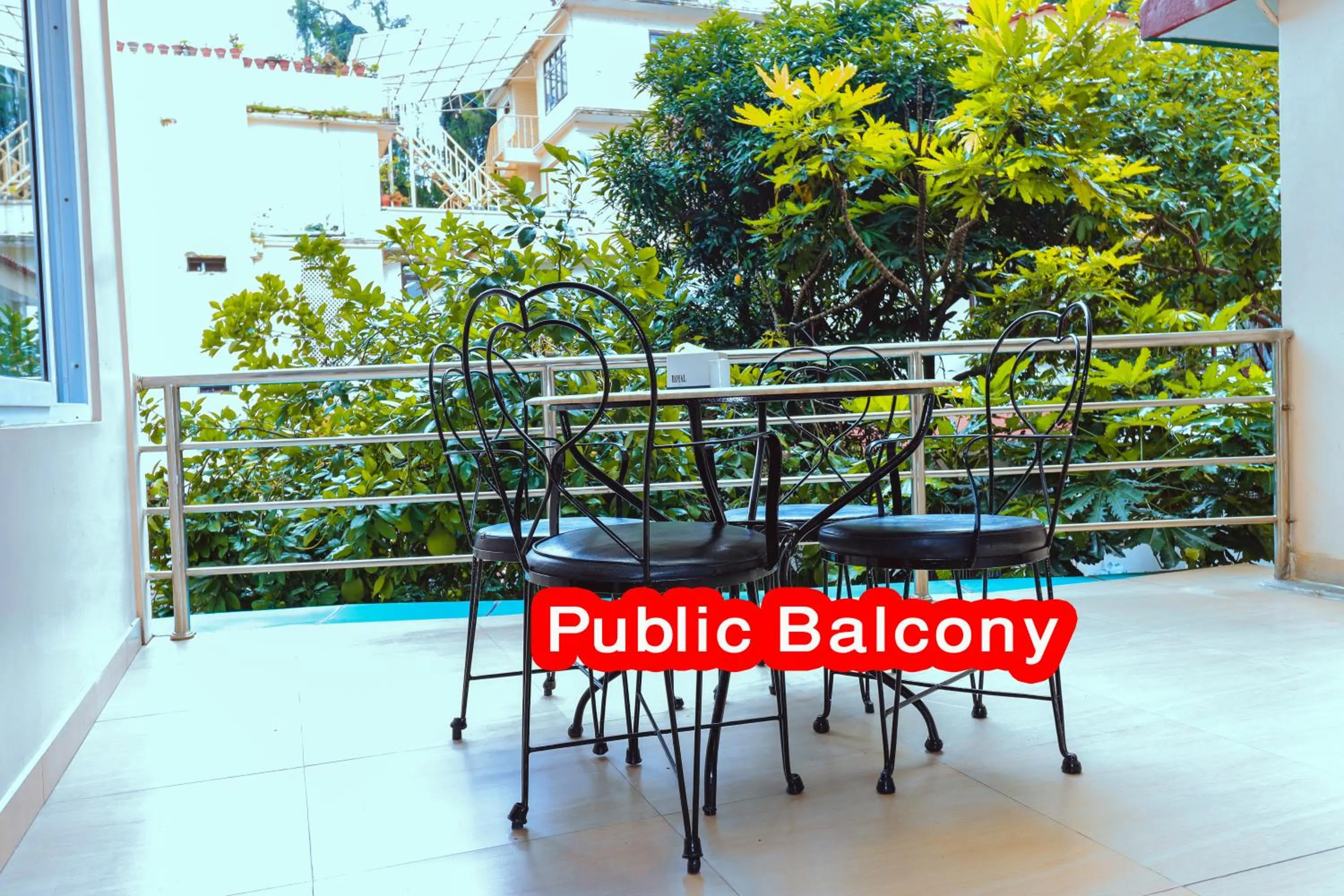 Balcony/Terrace in Everland Kathmandu Hotel
