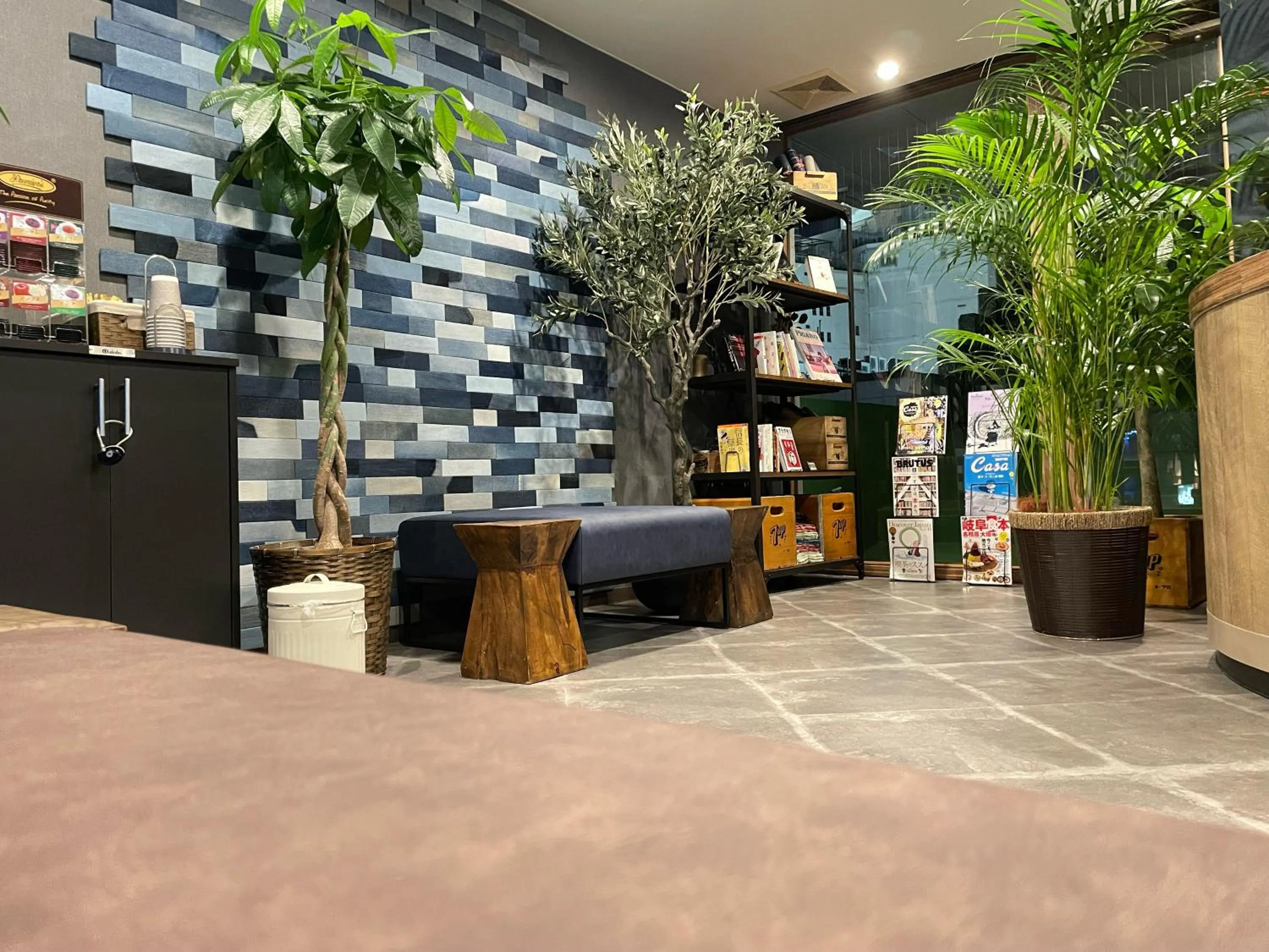 Lobby or reception in hotel the textile