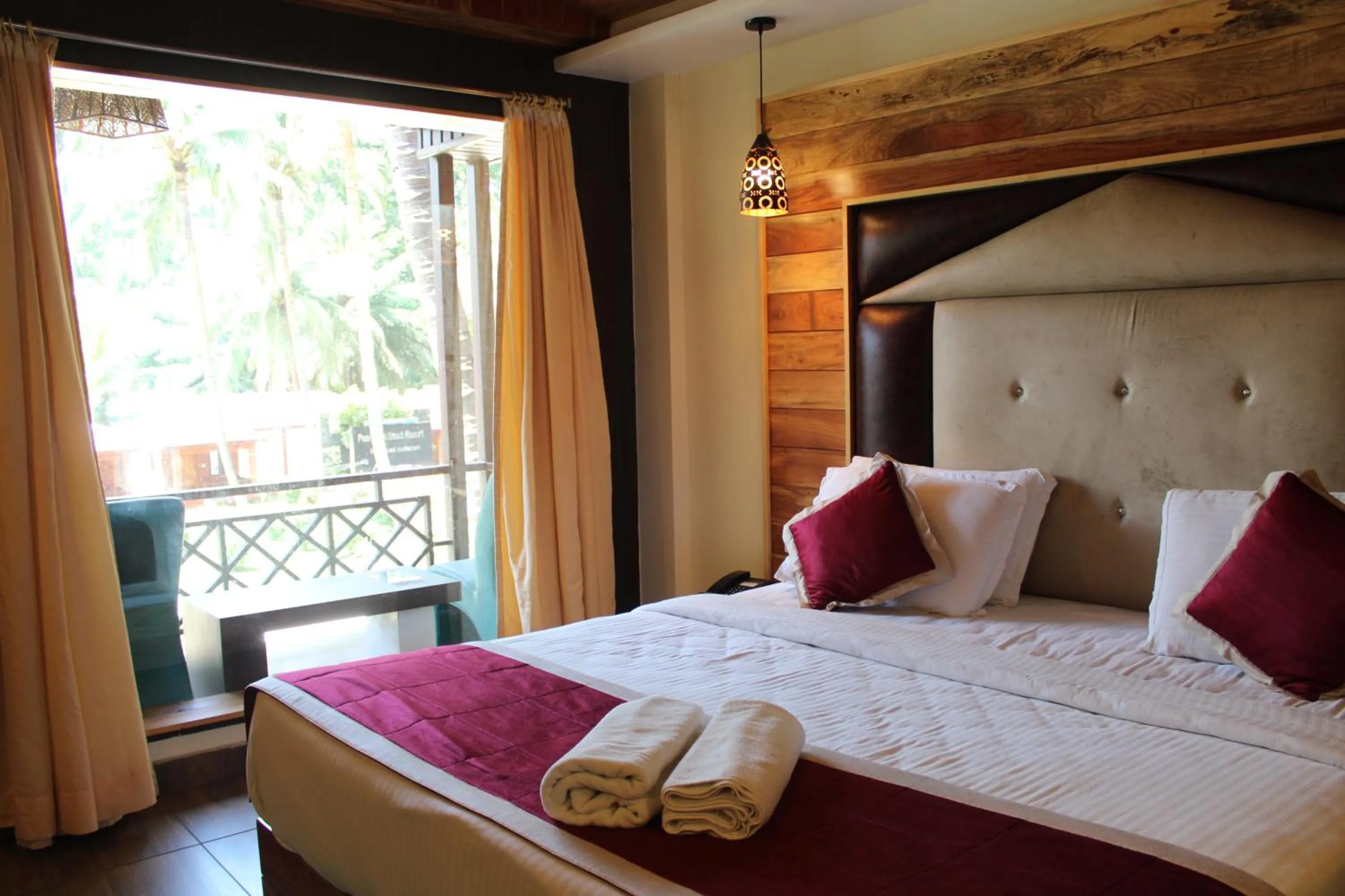 Bed in Pearl Park Beach Resort Private Limited