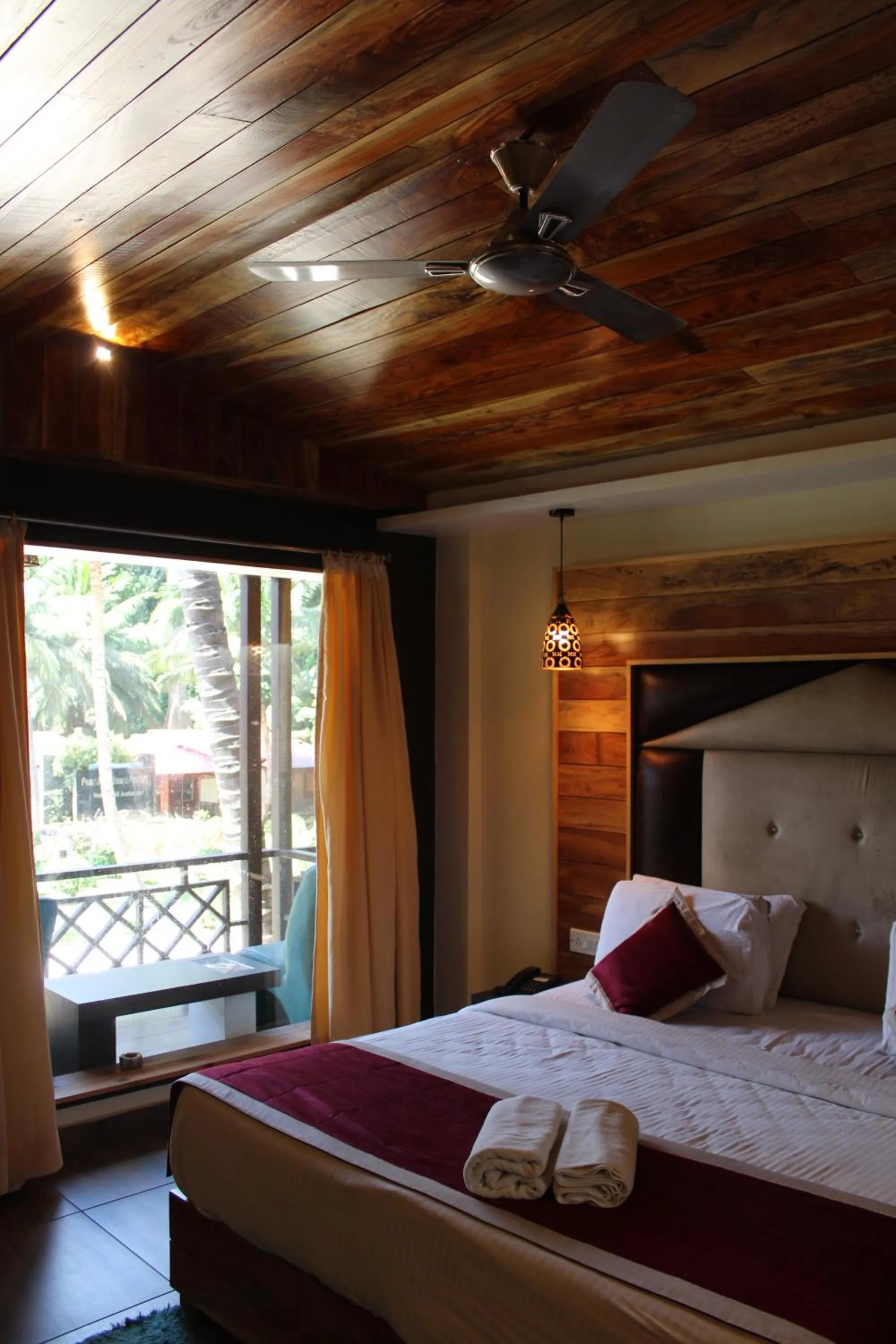 Bed in Pearl Park Beach Resort Private Limited