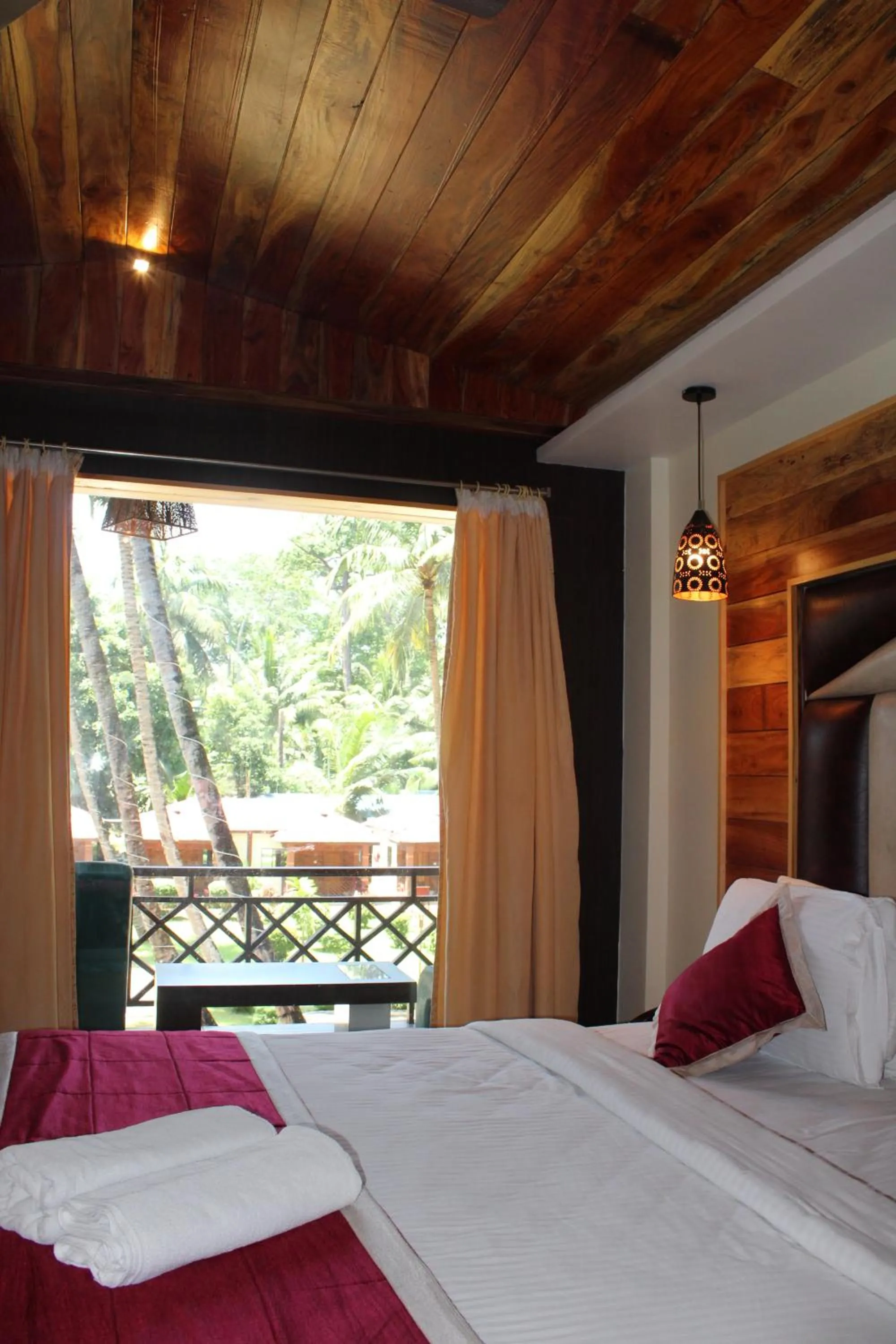 Bed in Pearl Park Beach Resort Private Limited