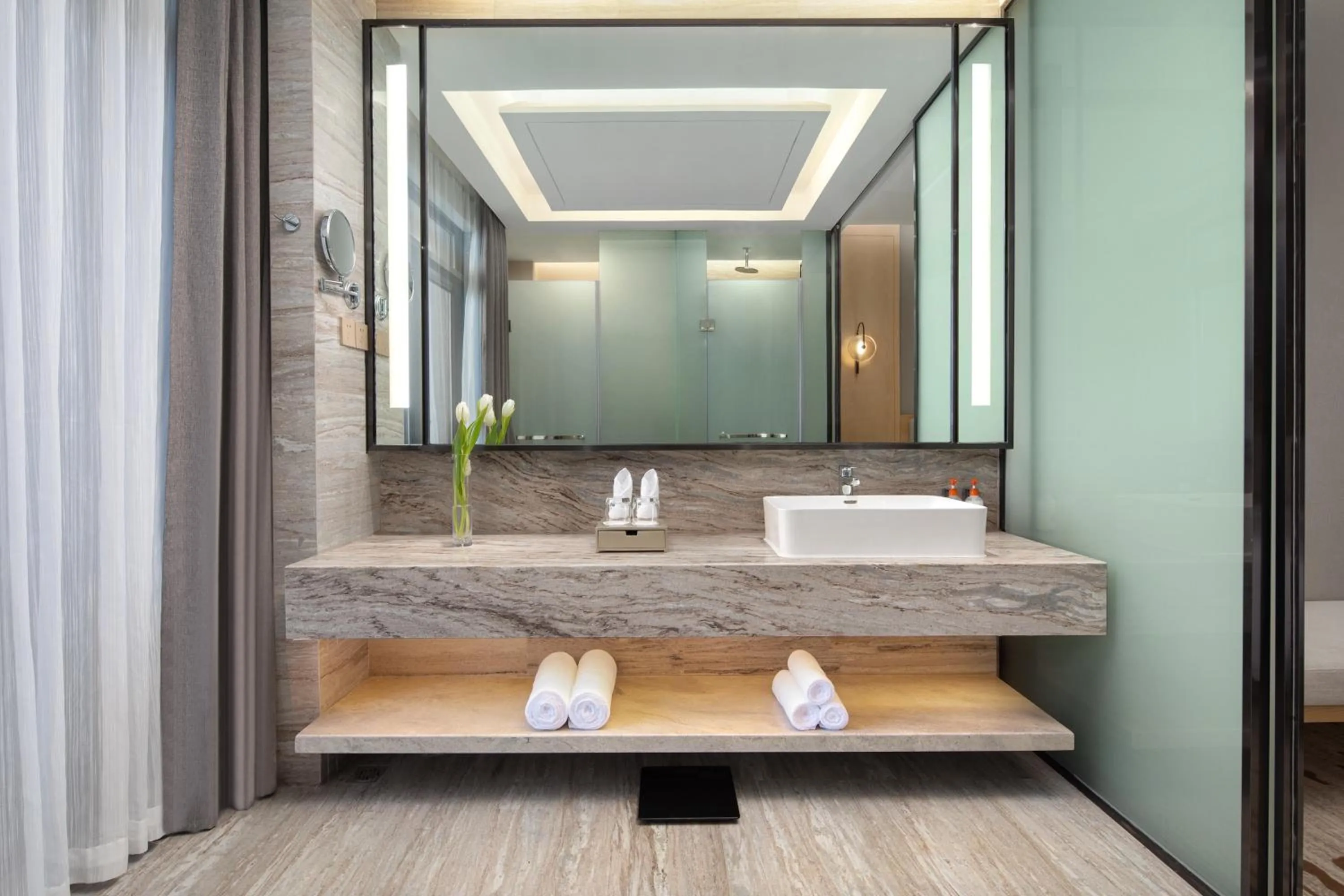 Bathroom in Crowne Plaza Zhoushan Seaview by IHG