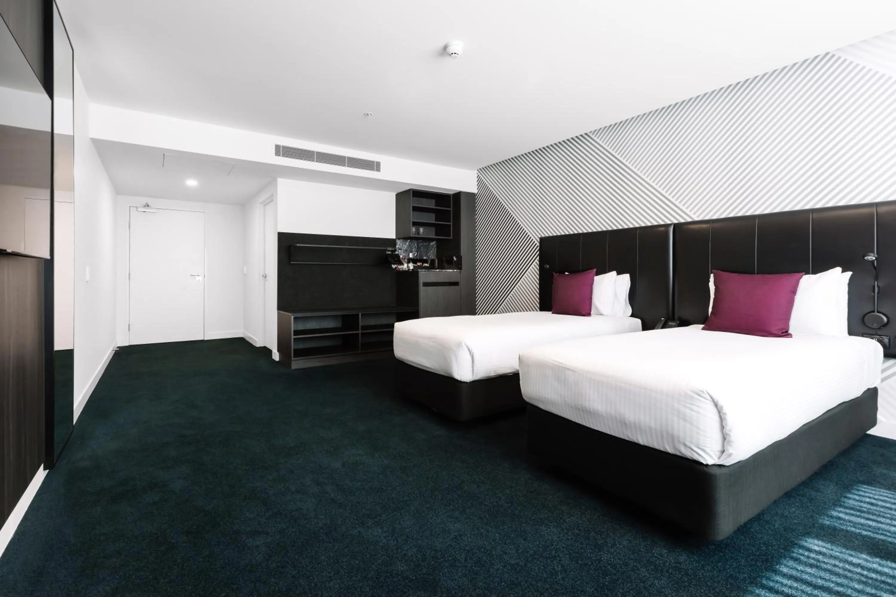Bedroom, Bed in Movenpick Hotel Melbourne On Spencer