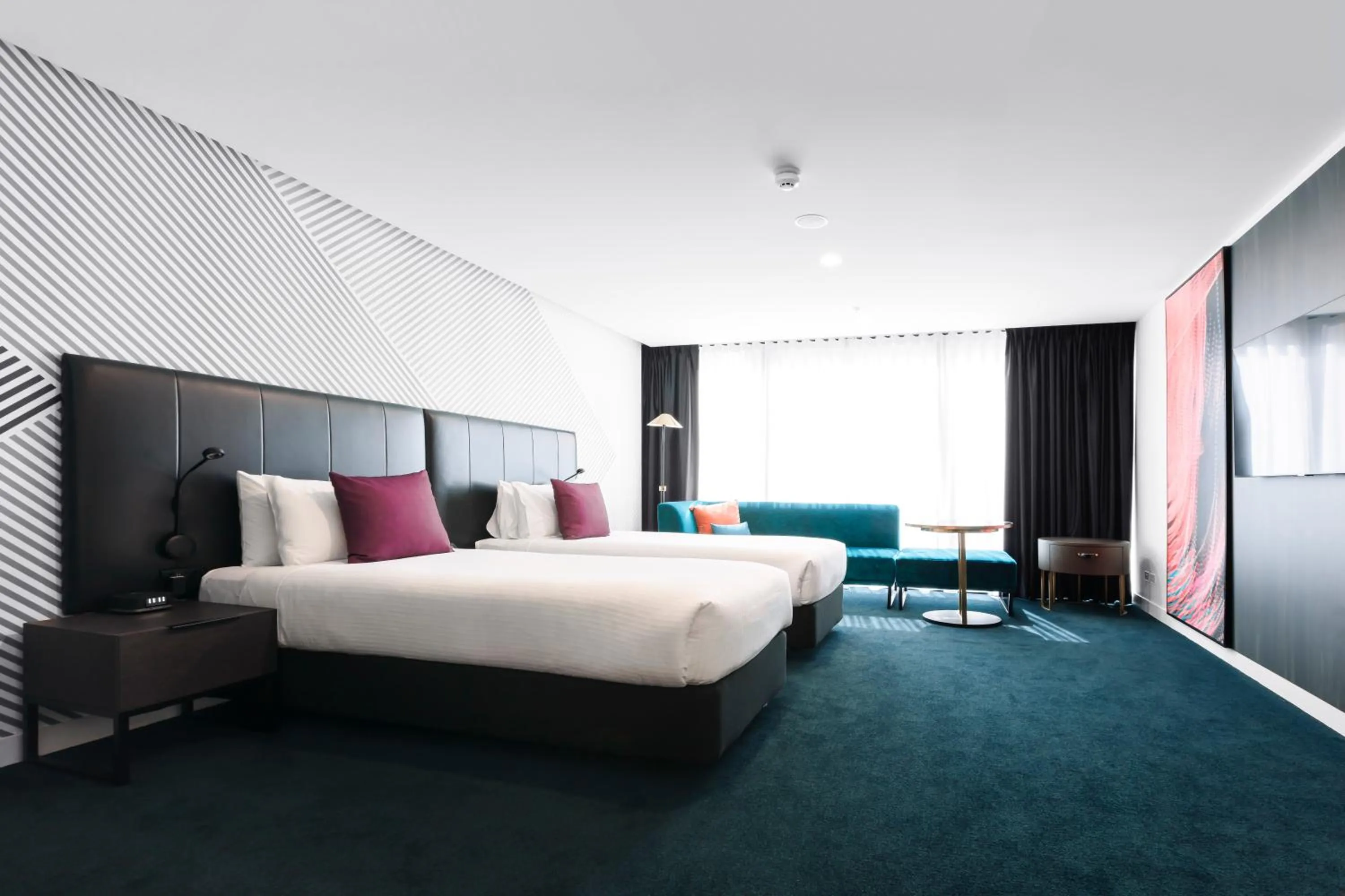 Bedroom, Bed in Movenpick Hotel Melbourne On Spencer
