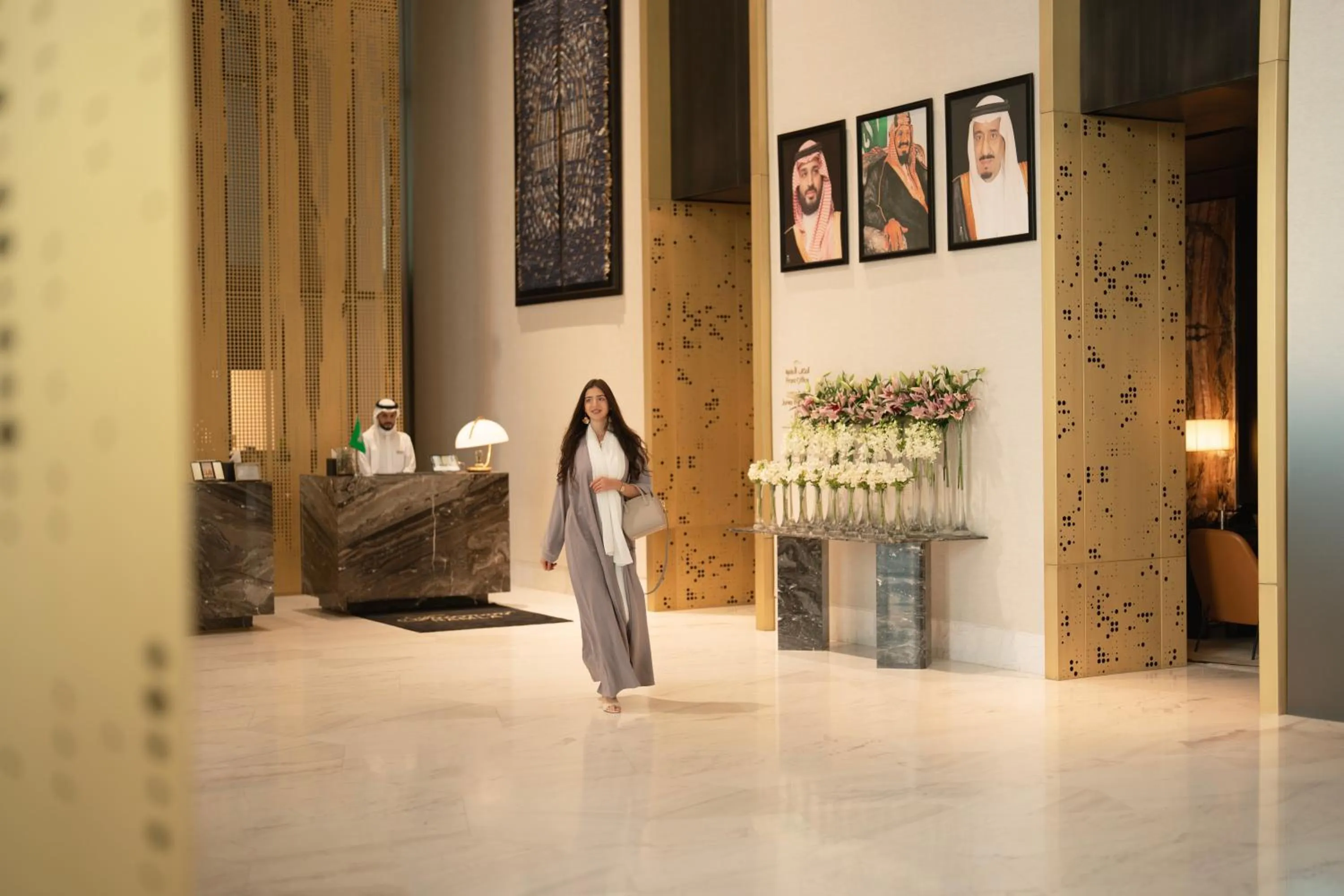 Lobby or reception in Fairmont Ramla Riyadh