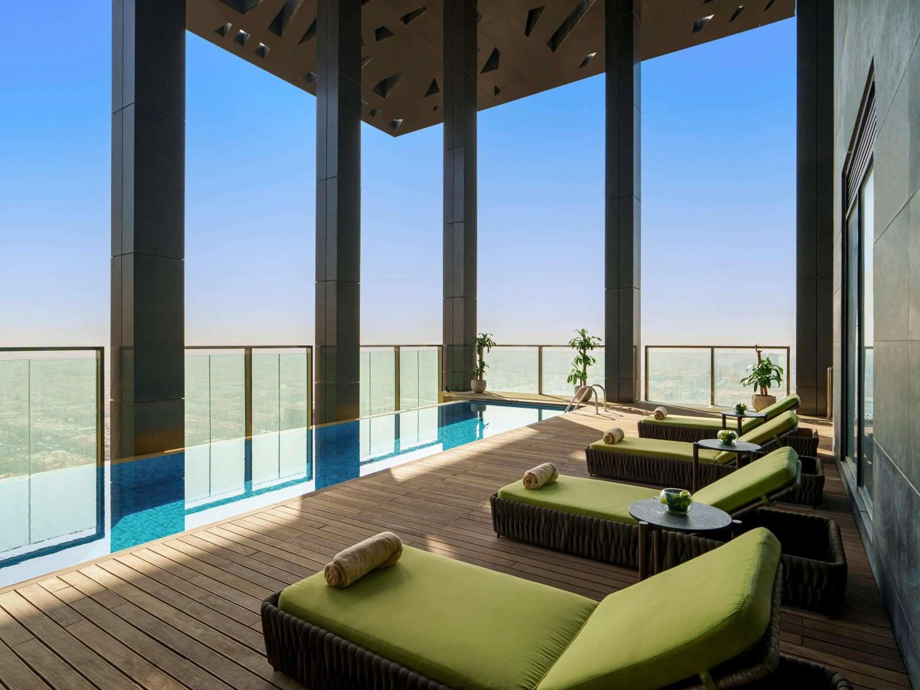 Pool view in Fairmont Ramla Riyadh