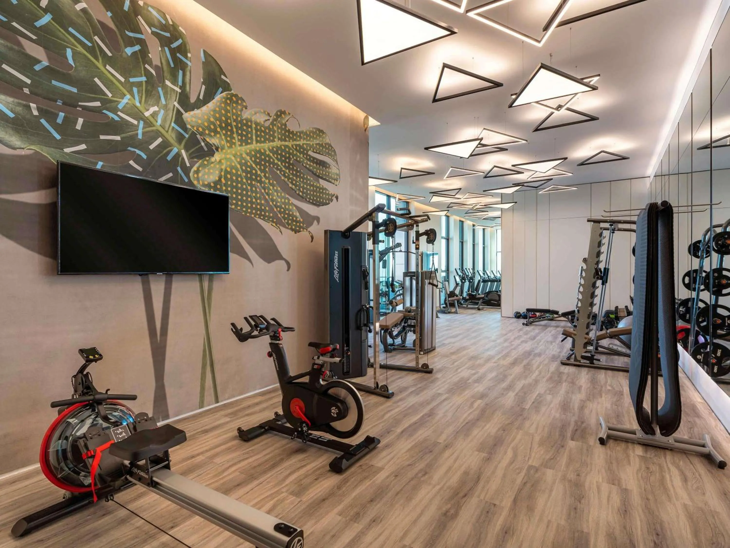 Fitness centre/facilities in Fairmont Ramla Riyadh