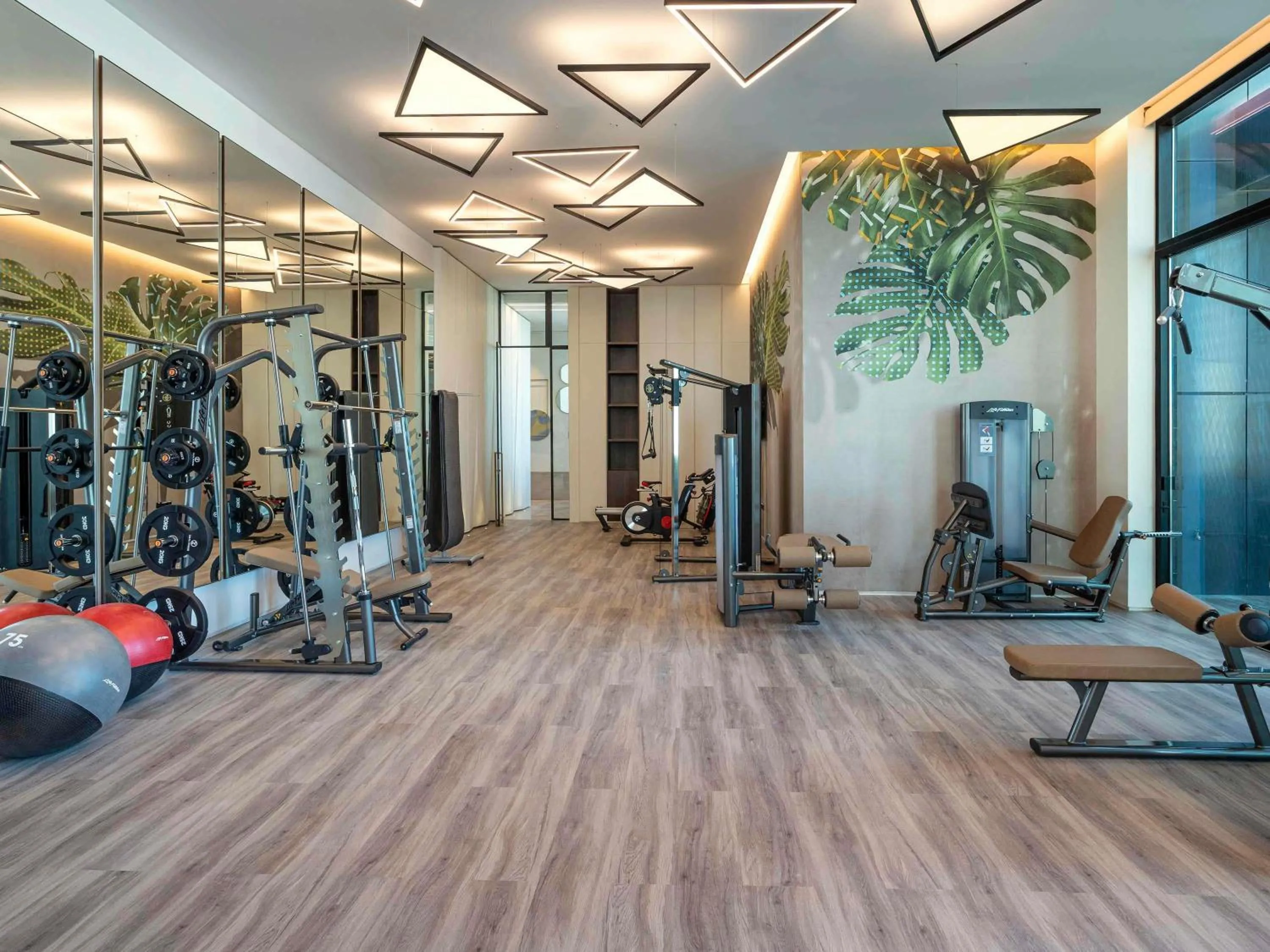 Fitness centre/facilities in Fairmont Ramla Riyadh