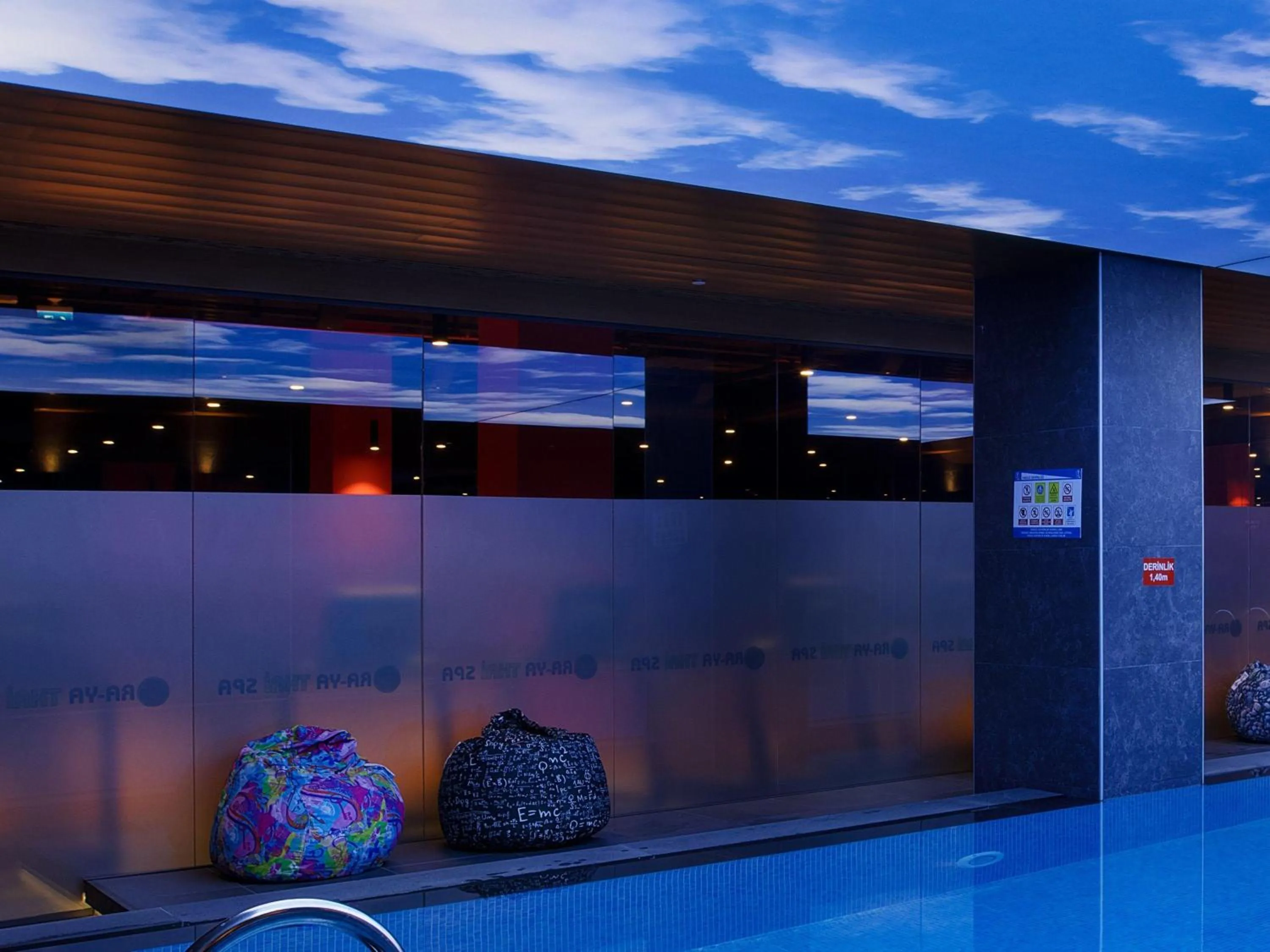 Pool view in ibis Styles Istanbul Merter