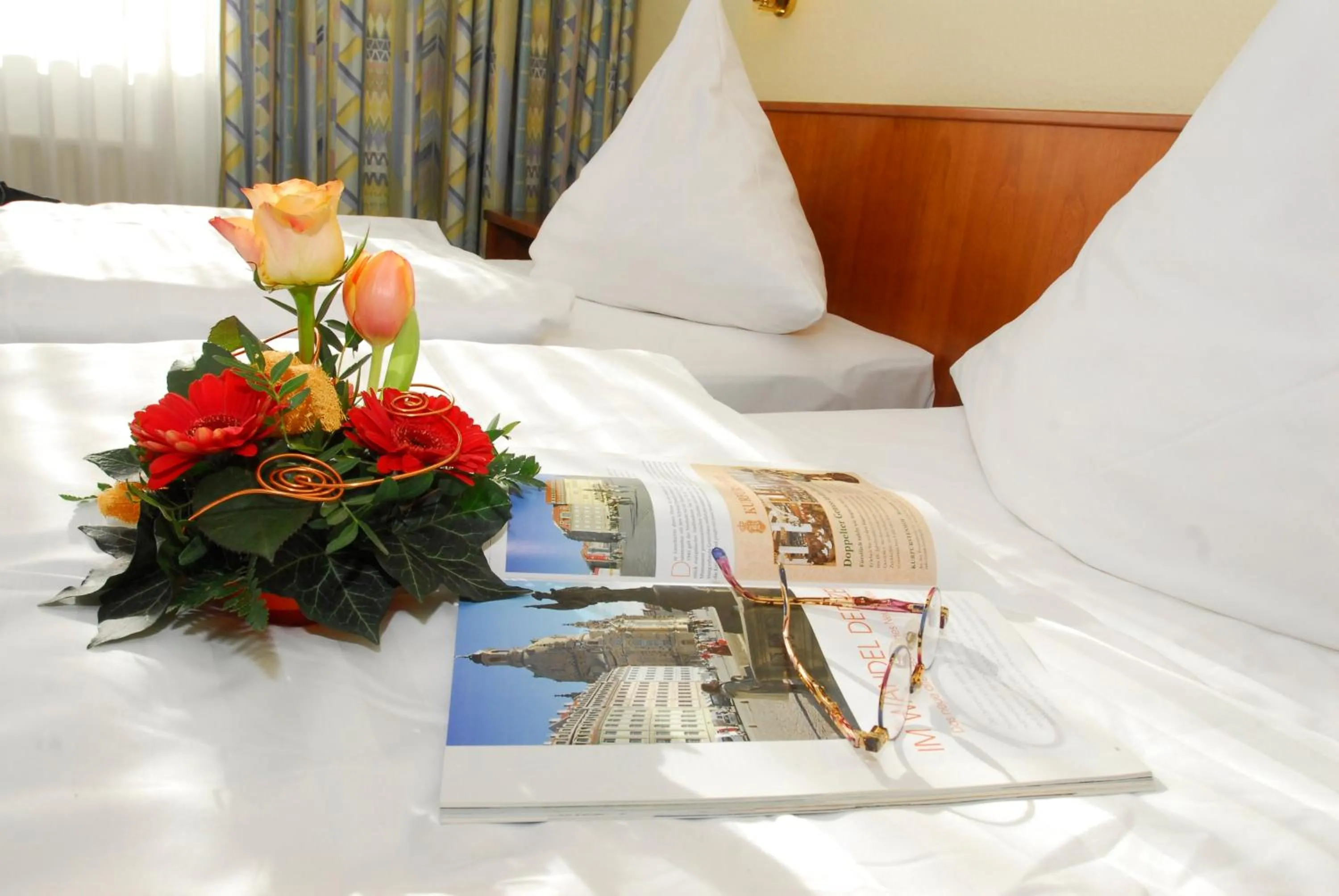 Bed in Hotel Pesterwitzer Siegel