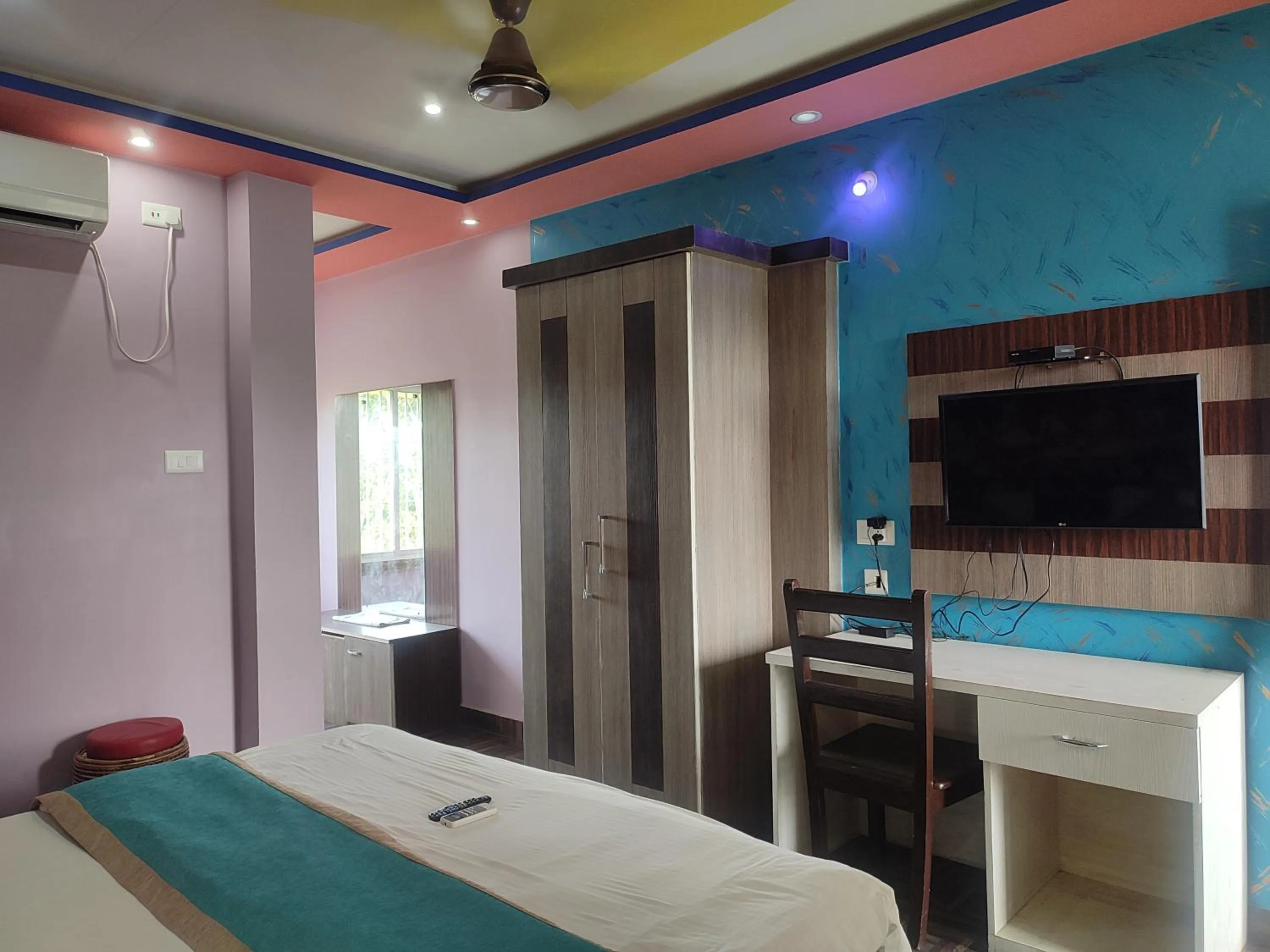 TV and multimedia, Bed in Maa Greenary View - A Holiday Resort
