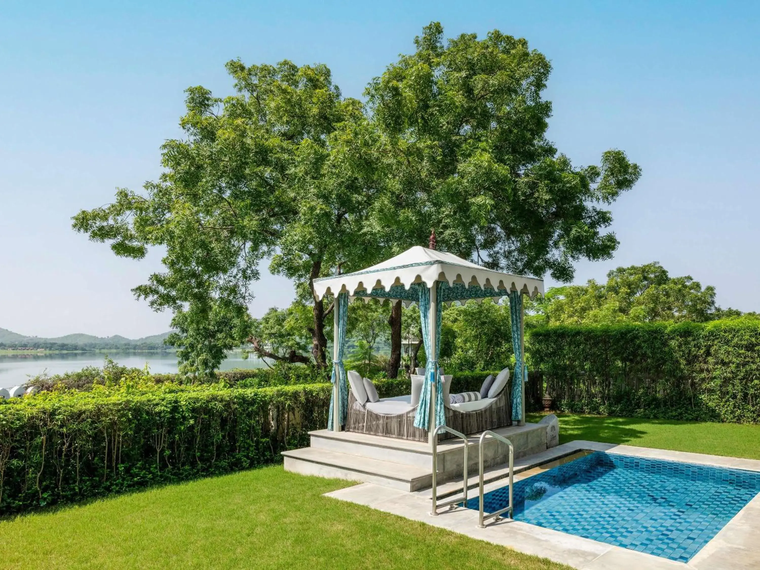 Flamingo Signature King Room with Plunge Pool - Enjoy 15% discount of Food & soft beverage and spa in Raffles Udaipur Flamingo Signature King Room with Plunge Pool - Enjoy 15% discount of Food & soft beverage and spa in Raffles Udaipur