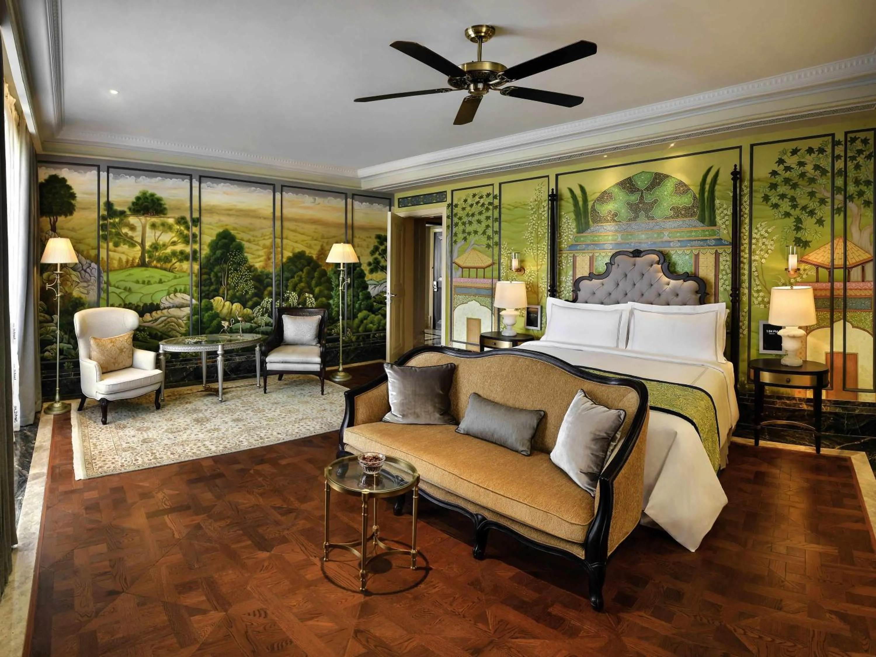 Photo of the whole room, Bed in Raffles Udaipur