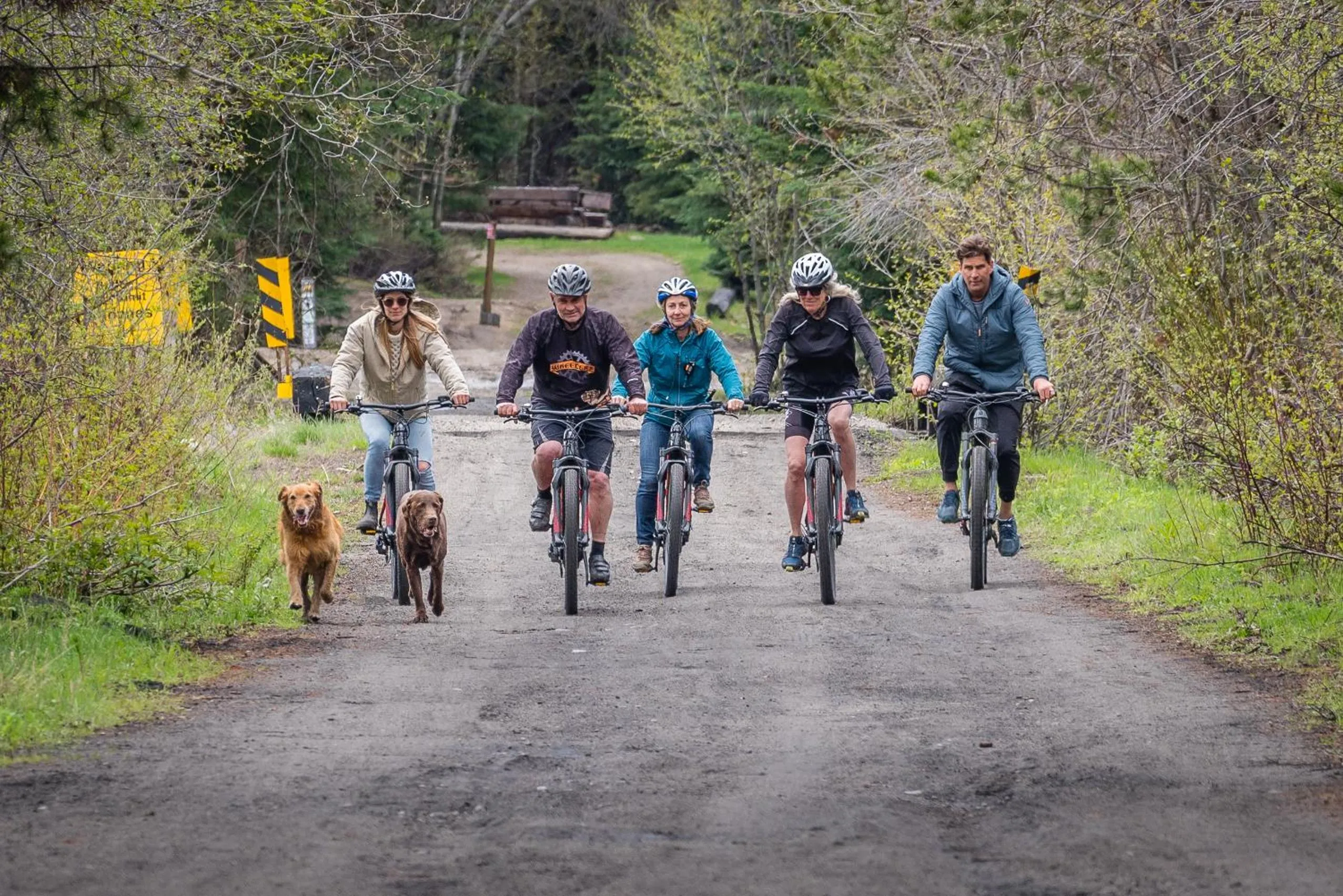 Cycling in Chute Lake Lodge