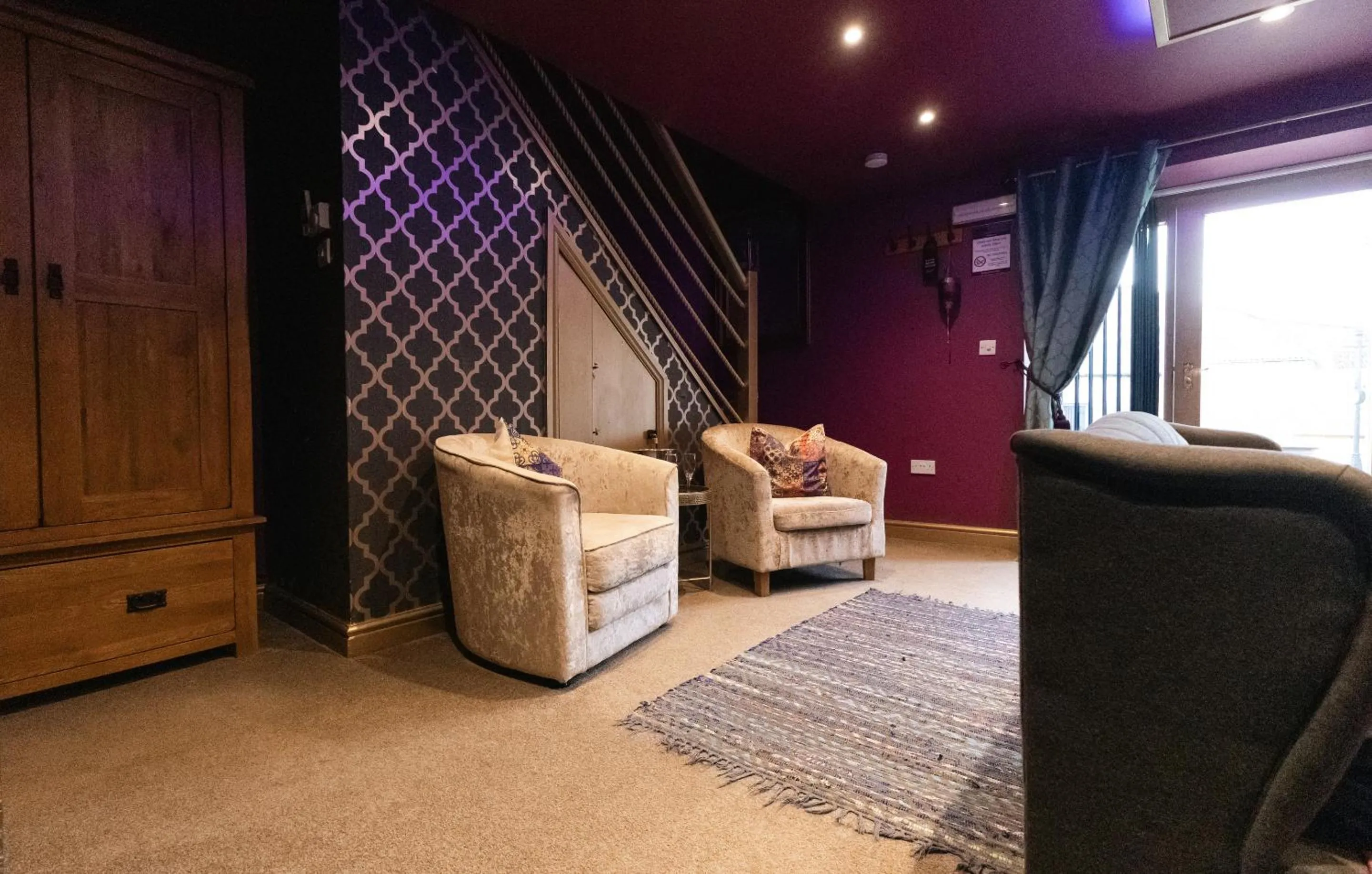 Living room in St Hildas Complex