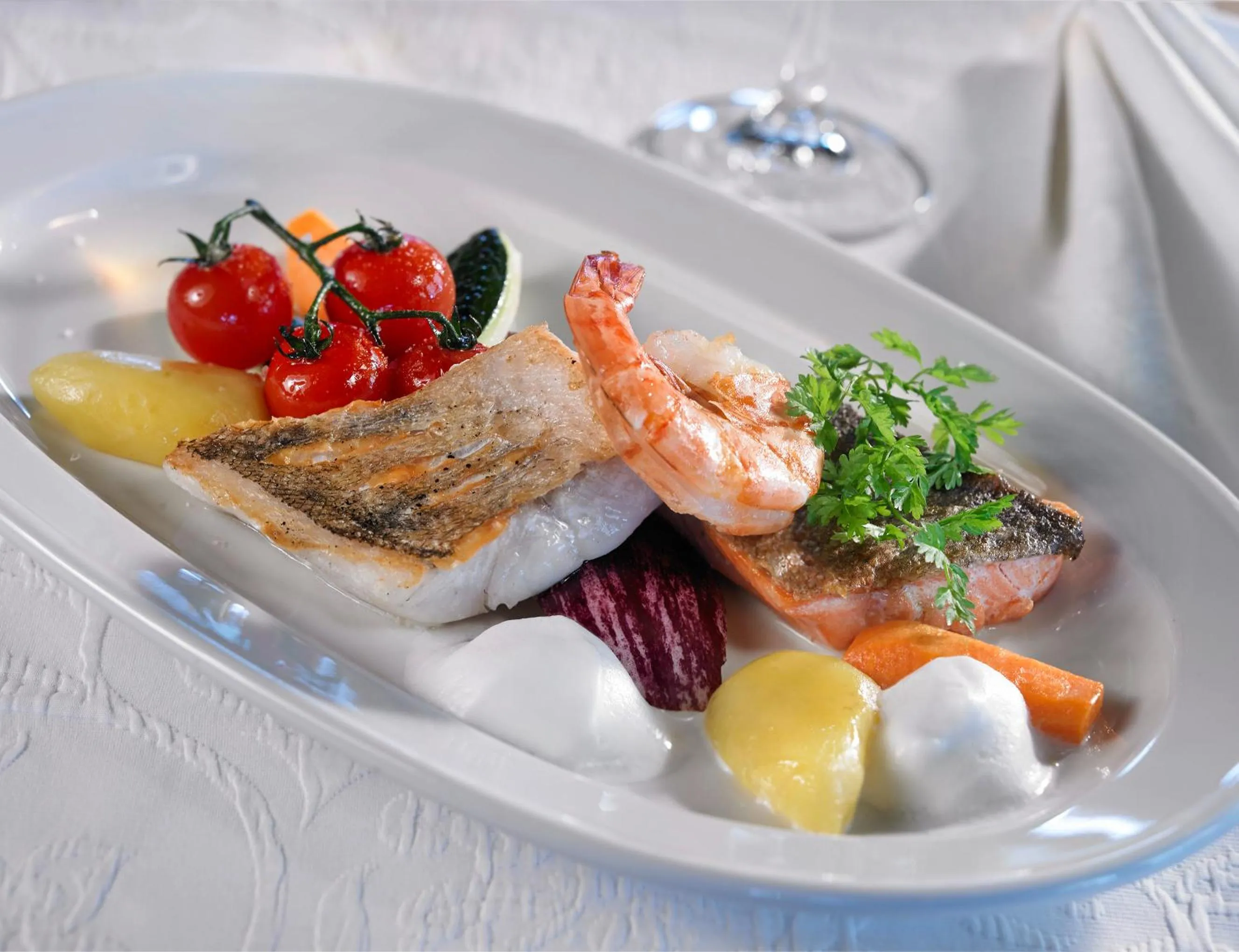 Food and drinks in Hotel Restaurant Lüdenbach