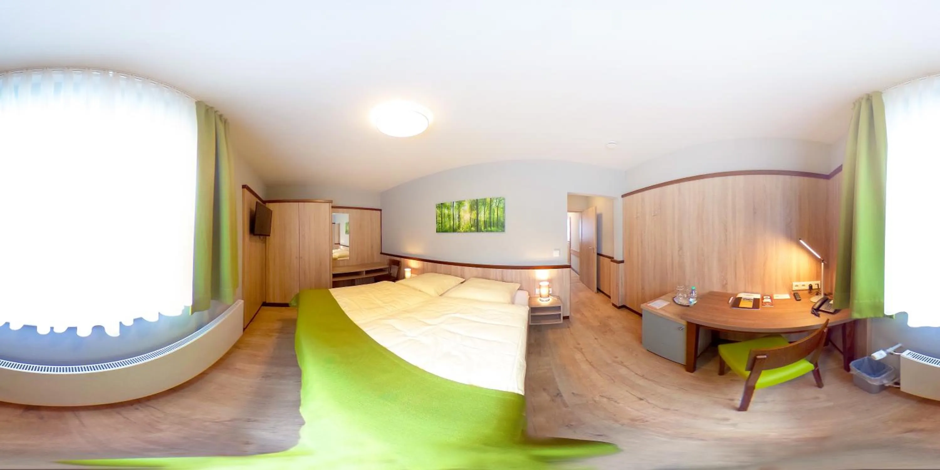 Photo of the whole room, Bed in Hotel Restaurant Lüdenbach