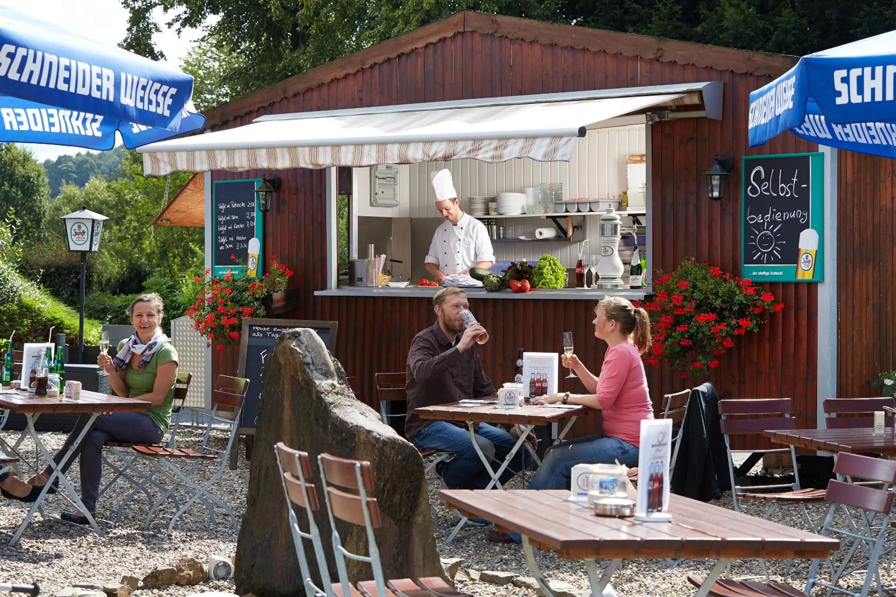 Garden in Hotel Restaurant Lüdenbach
