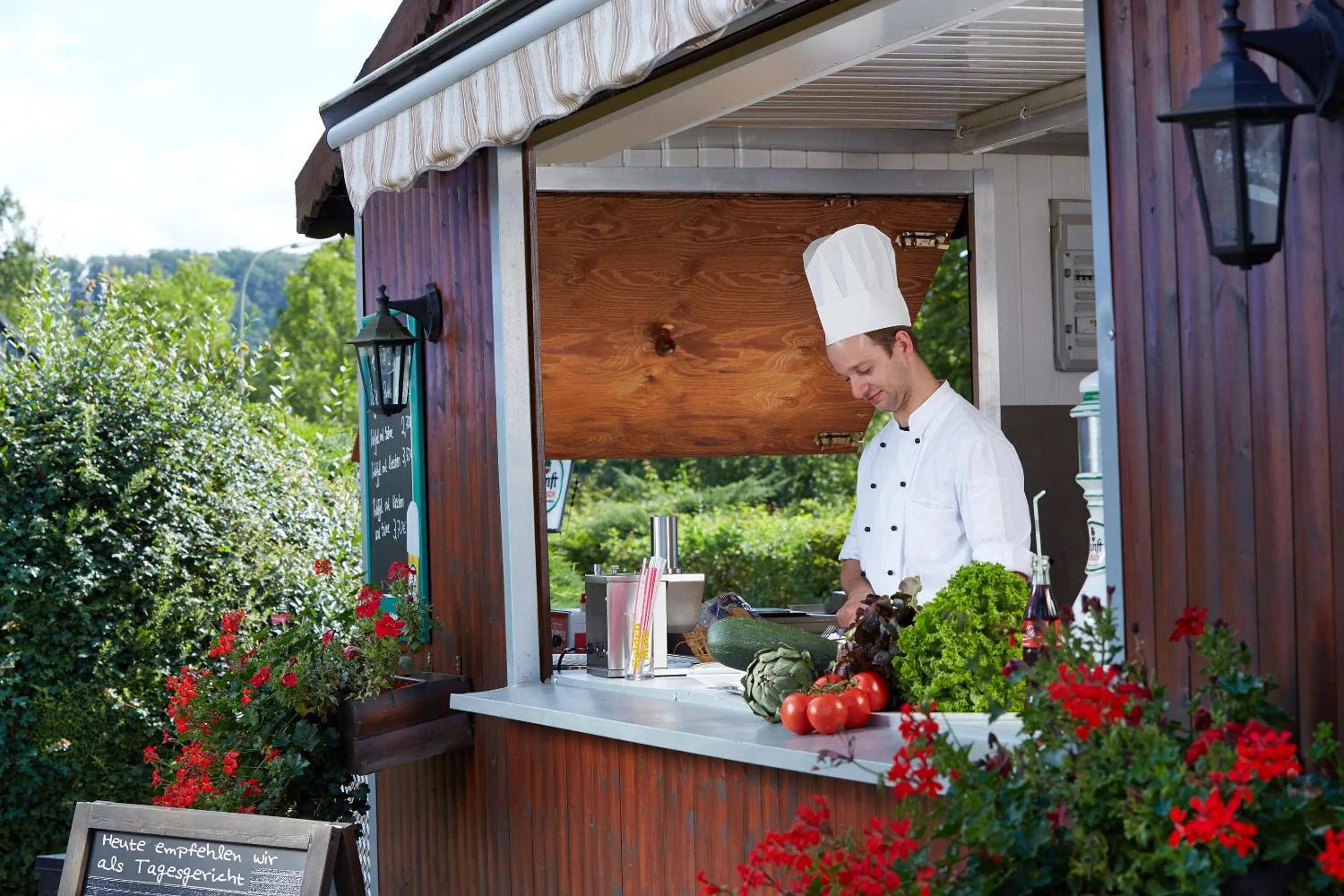 Garden in Hotel Restaurant Lüdenbach