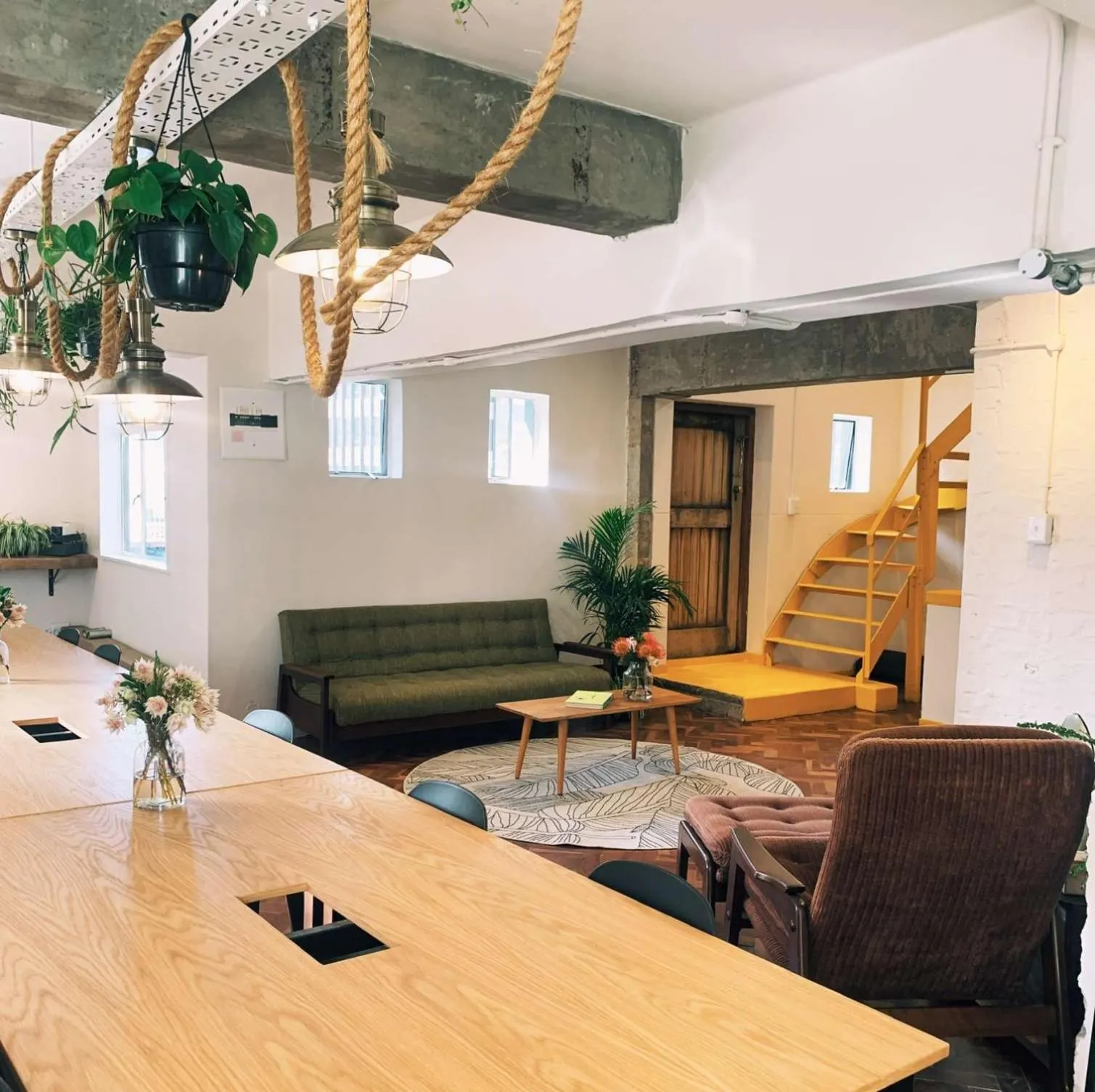 Seating area in BlackBrick Cape Town Foreshore