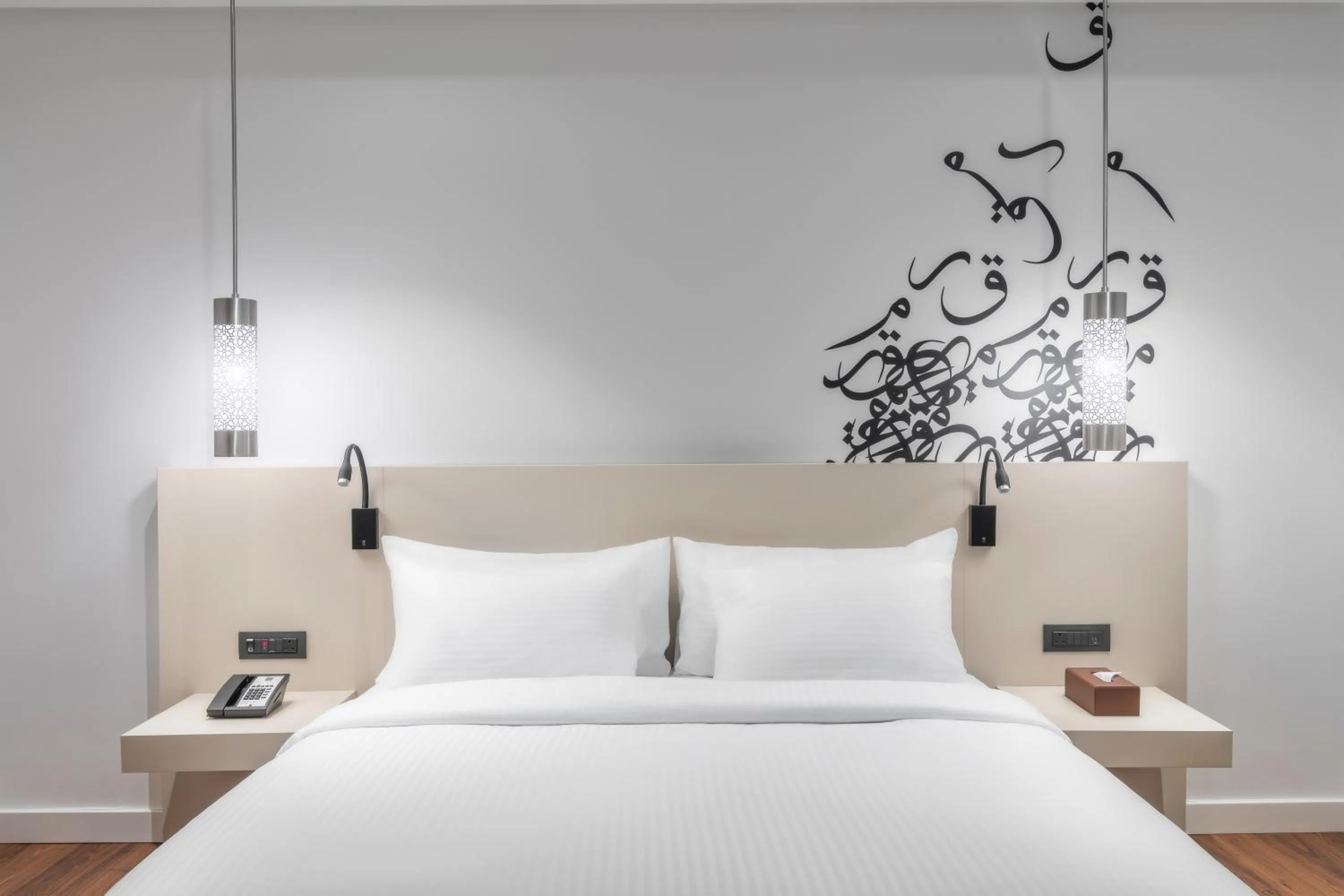 Bed in Qamar Hotel Jeddah