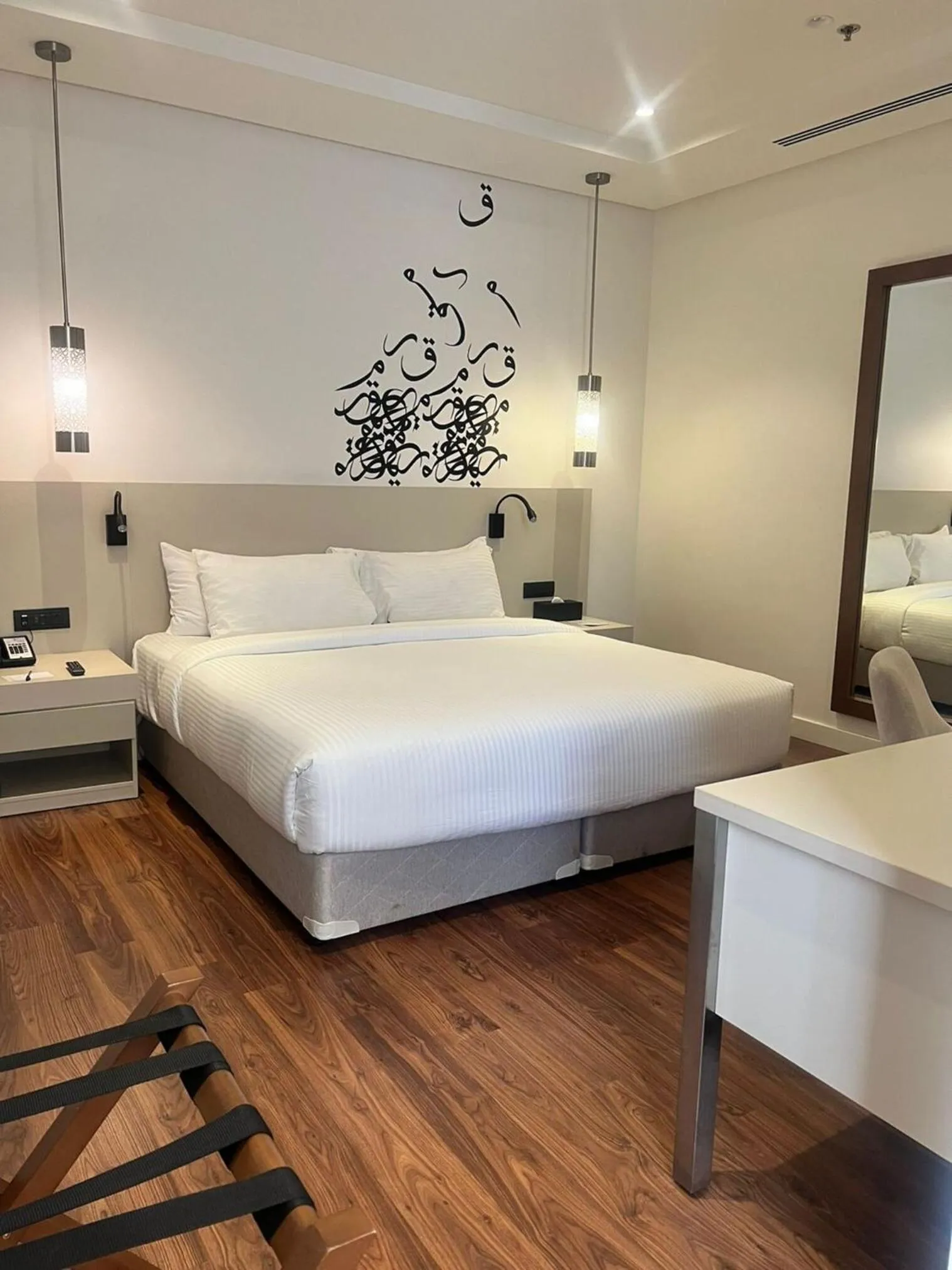 Bed in Qamar Hotel Jeddah