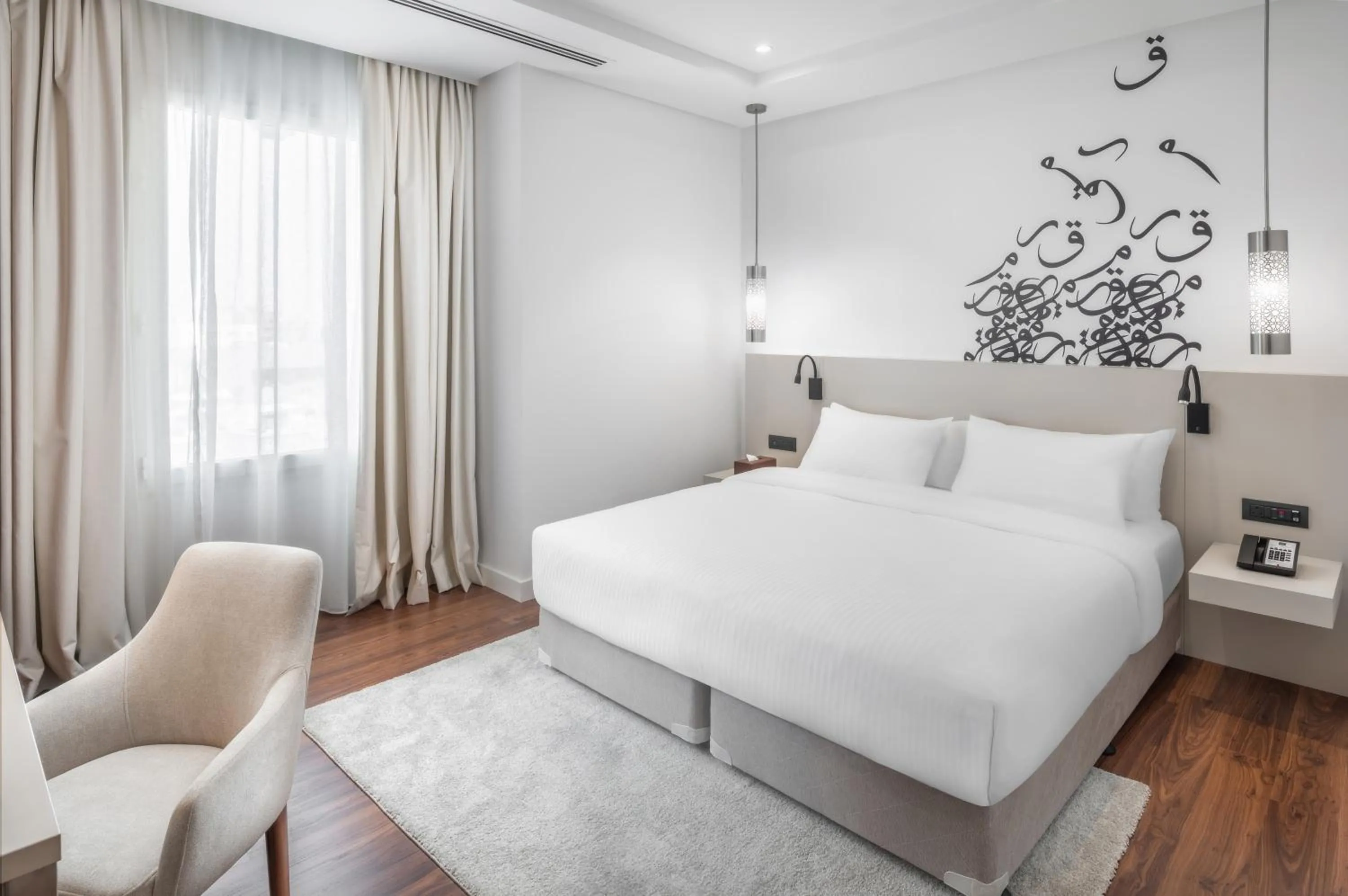 Bed in Qamar Hotel Jeddah