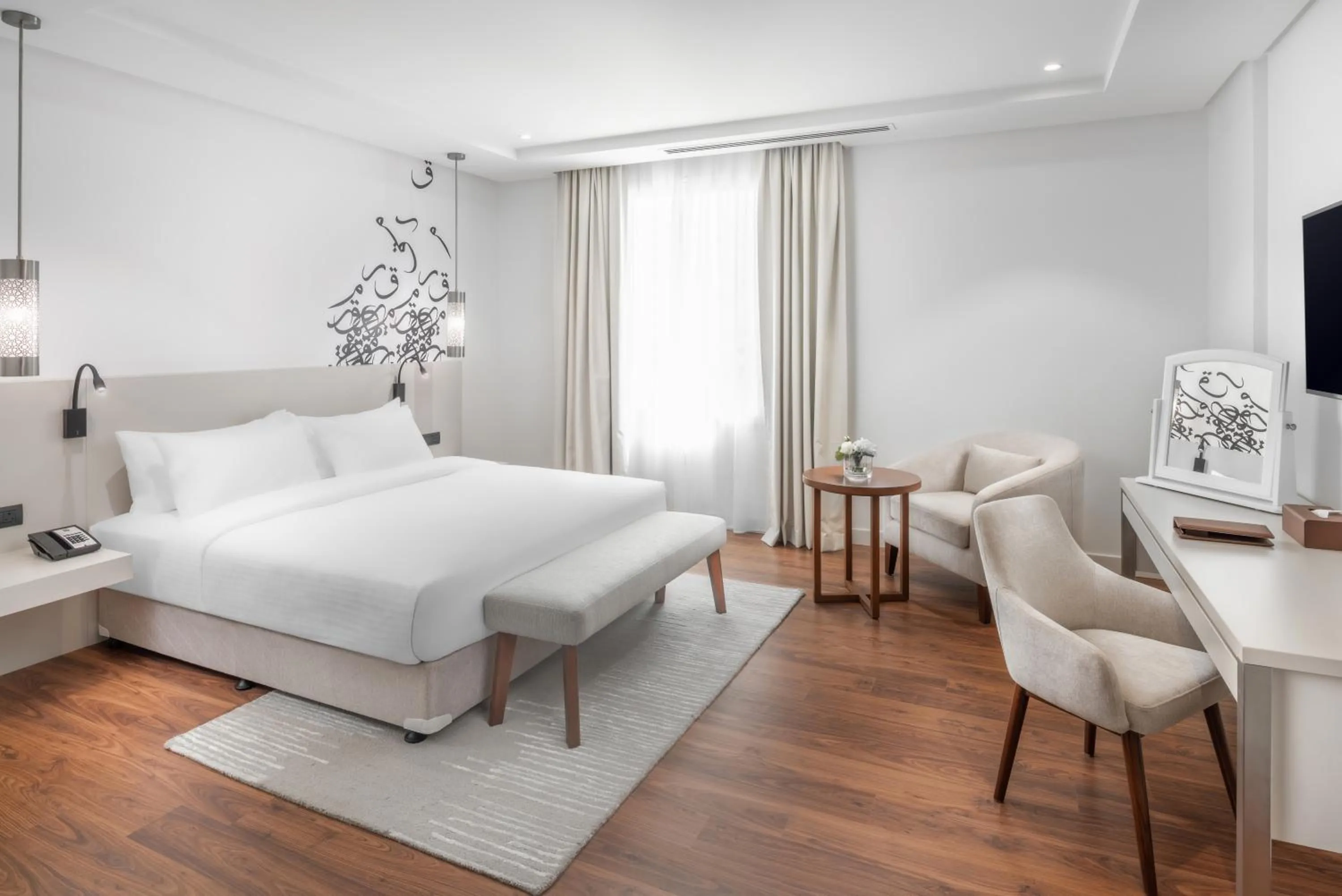 Photo of the whole room, Bed in Qamar Hotel Jeddah