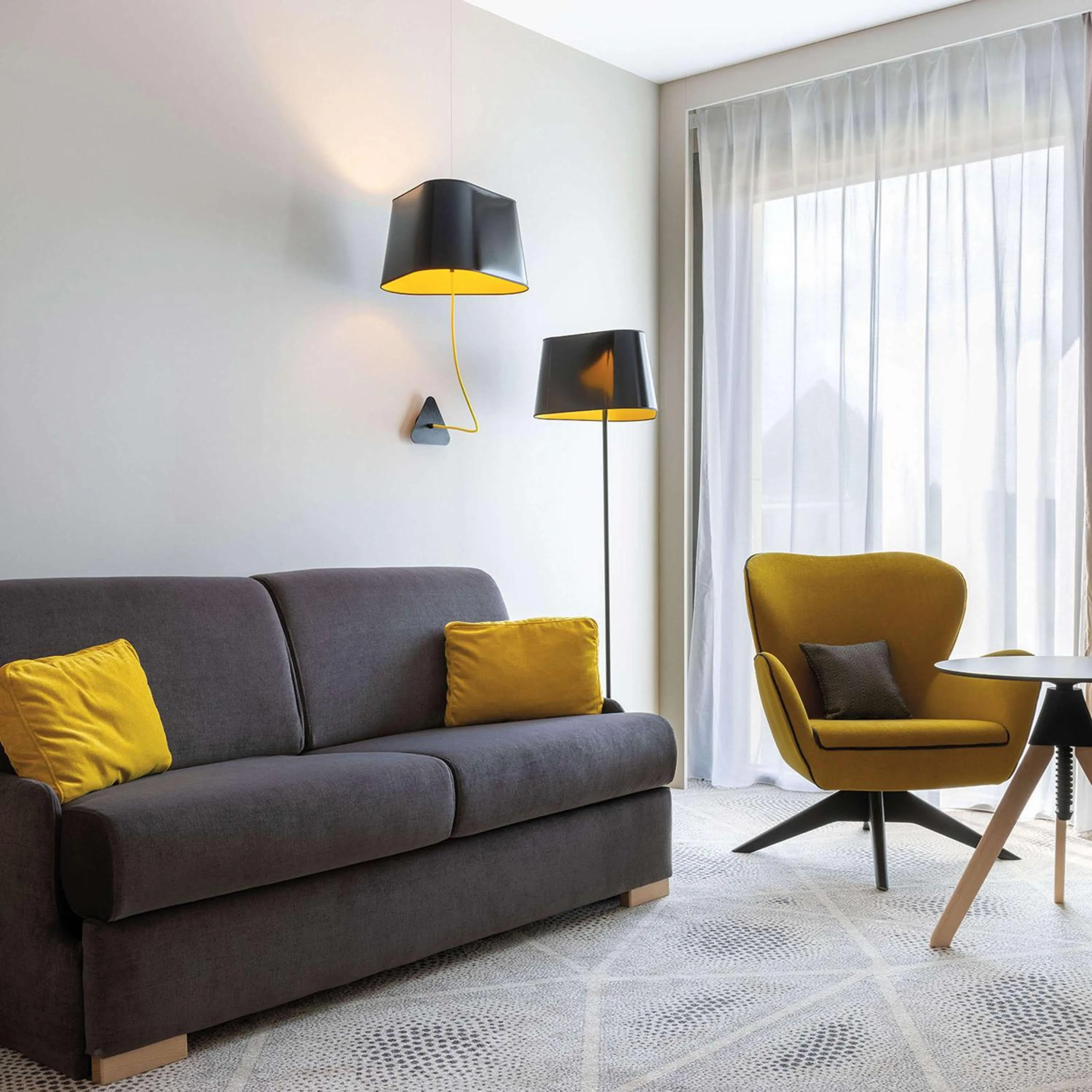 Living room in Hilton Garden Inn Tours Centre, France