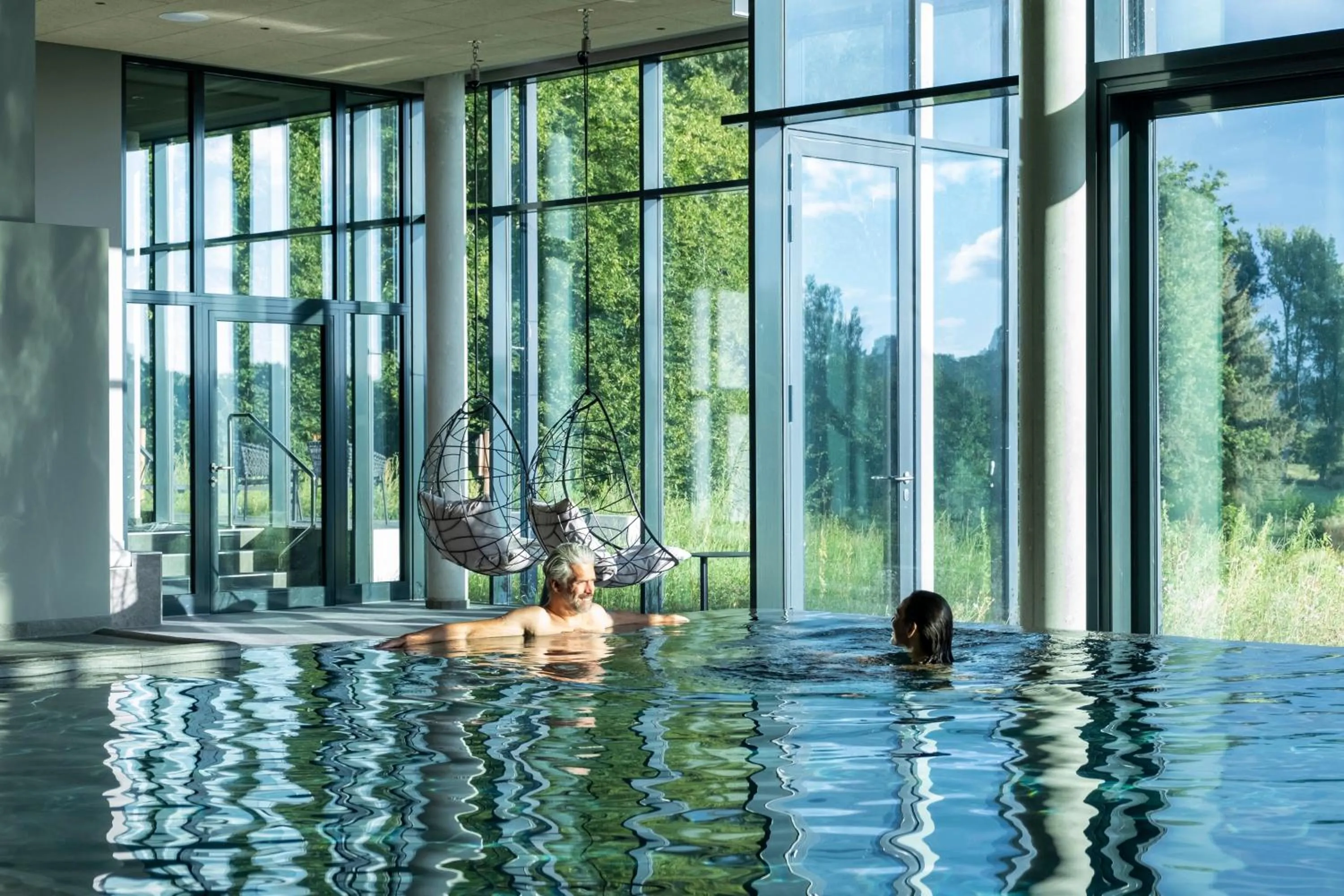 Swimming pool in Hotel Breitenburg