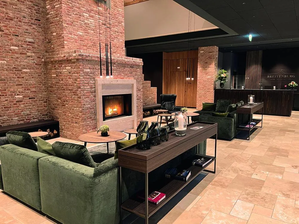 Lobby or reception in Hotel Breitenburg