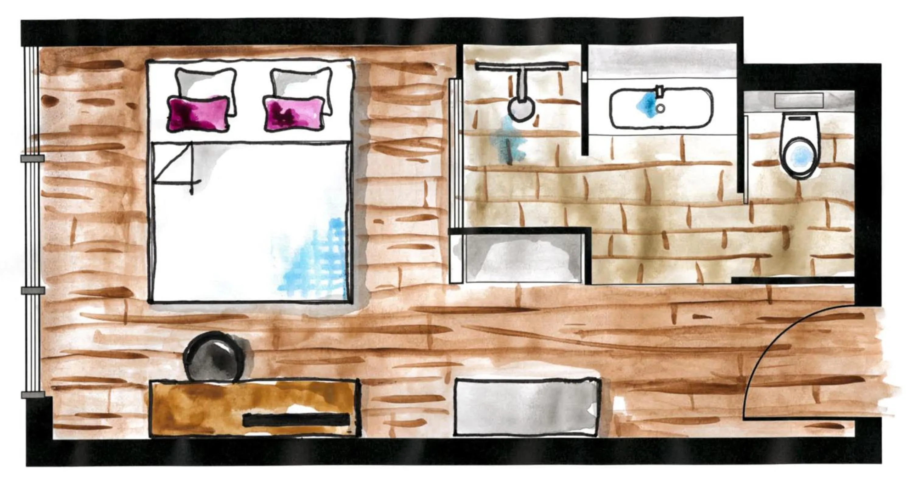 Floor plan in Hotel Breitenburg