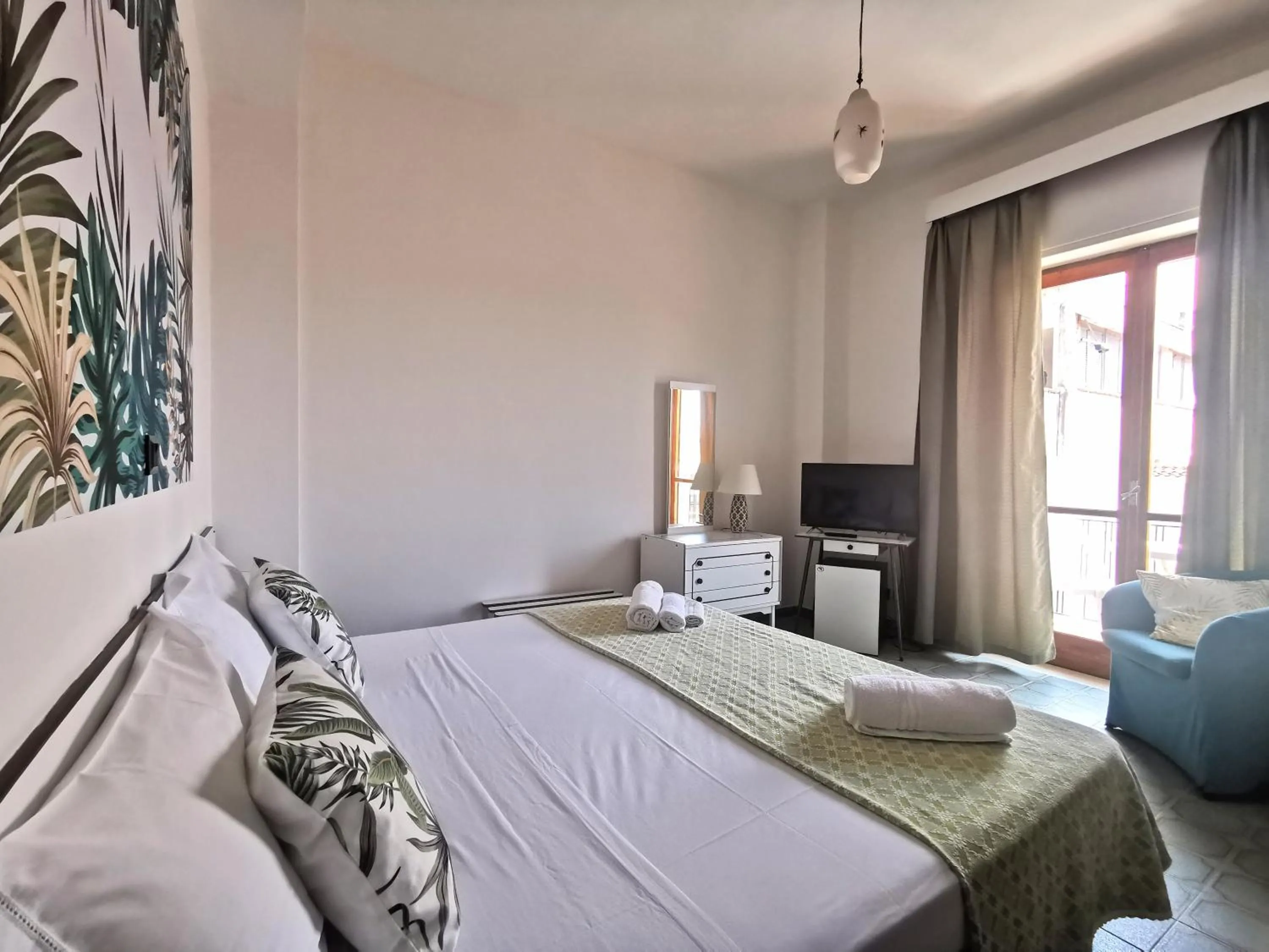 Bedroom, Bed in Hotel TEA - Praia a Mare