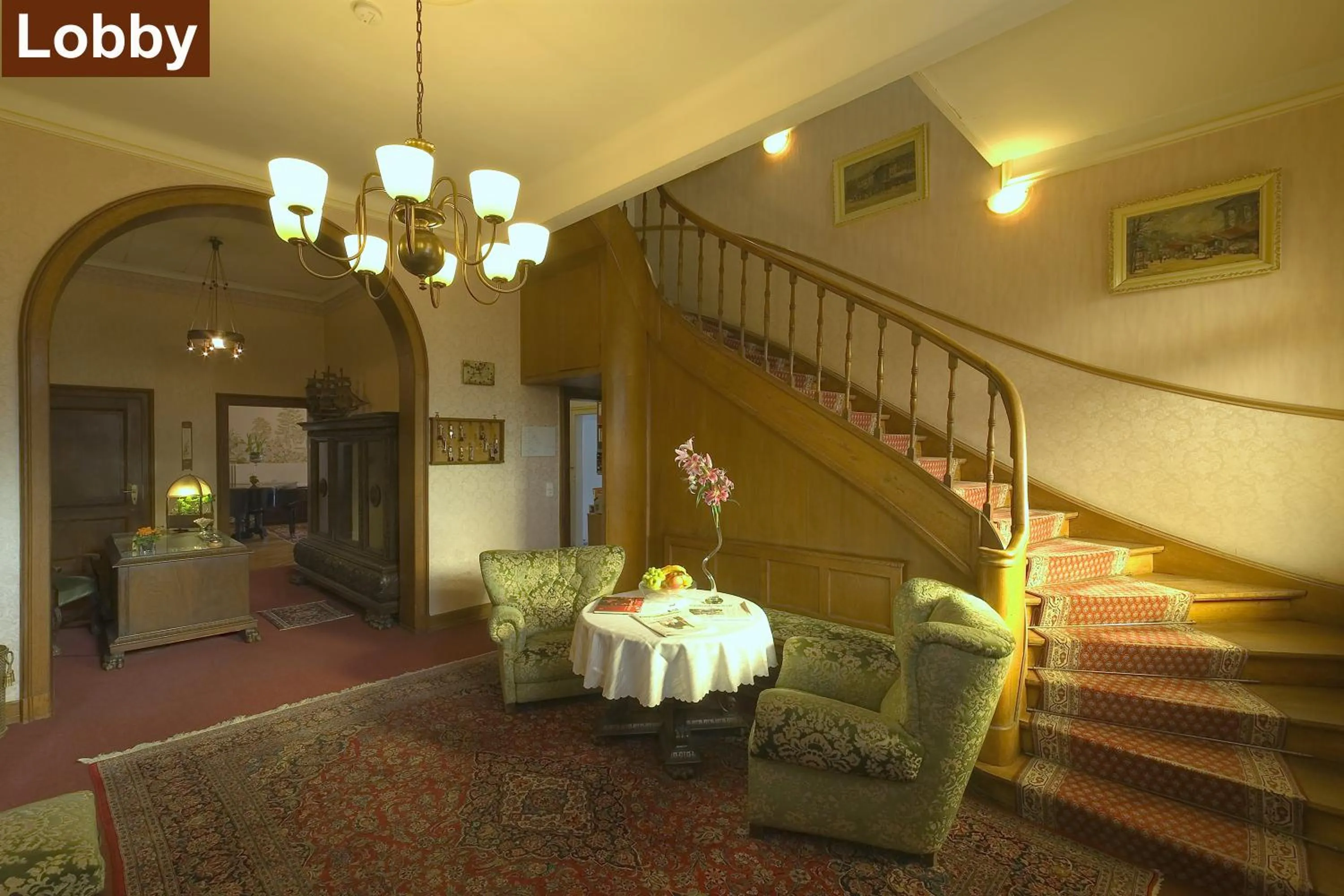 Lobby or reception in Hotel am Berg