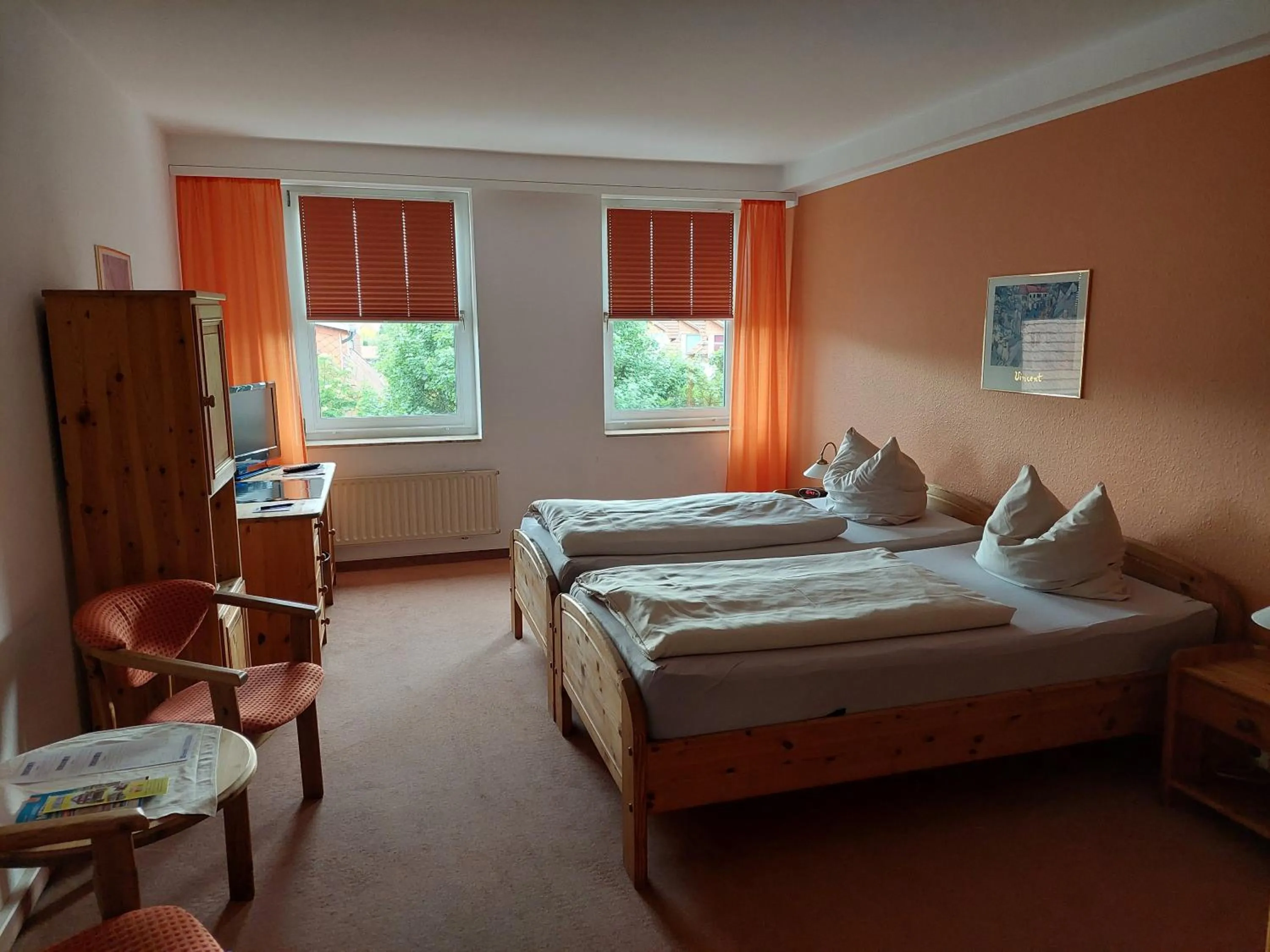 Photo of the whole room, Bed in Neustädter Hof Hotel Garni