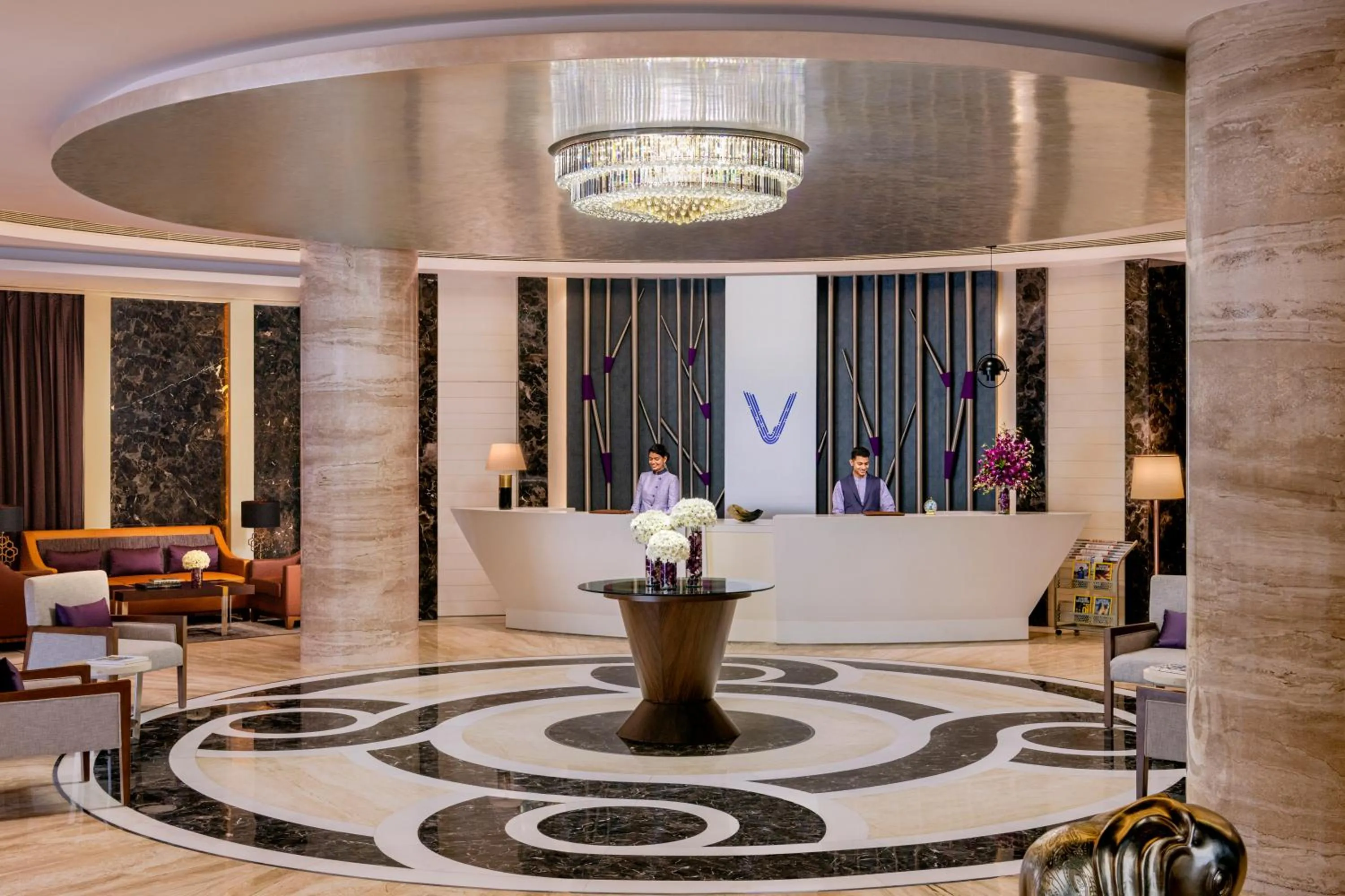 Lobby or reception in Vivanta Thiruvananthapuram
