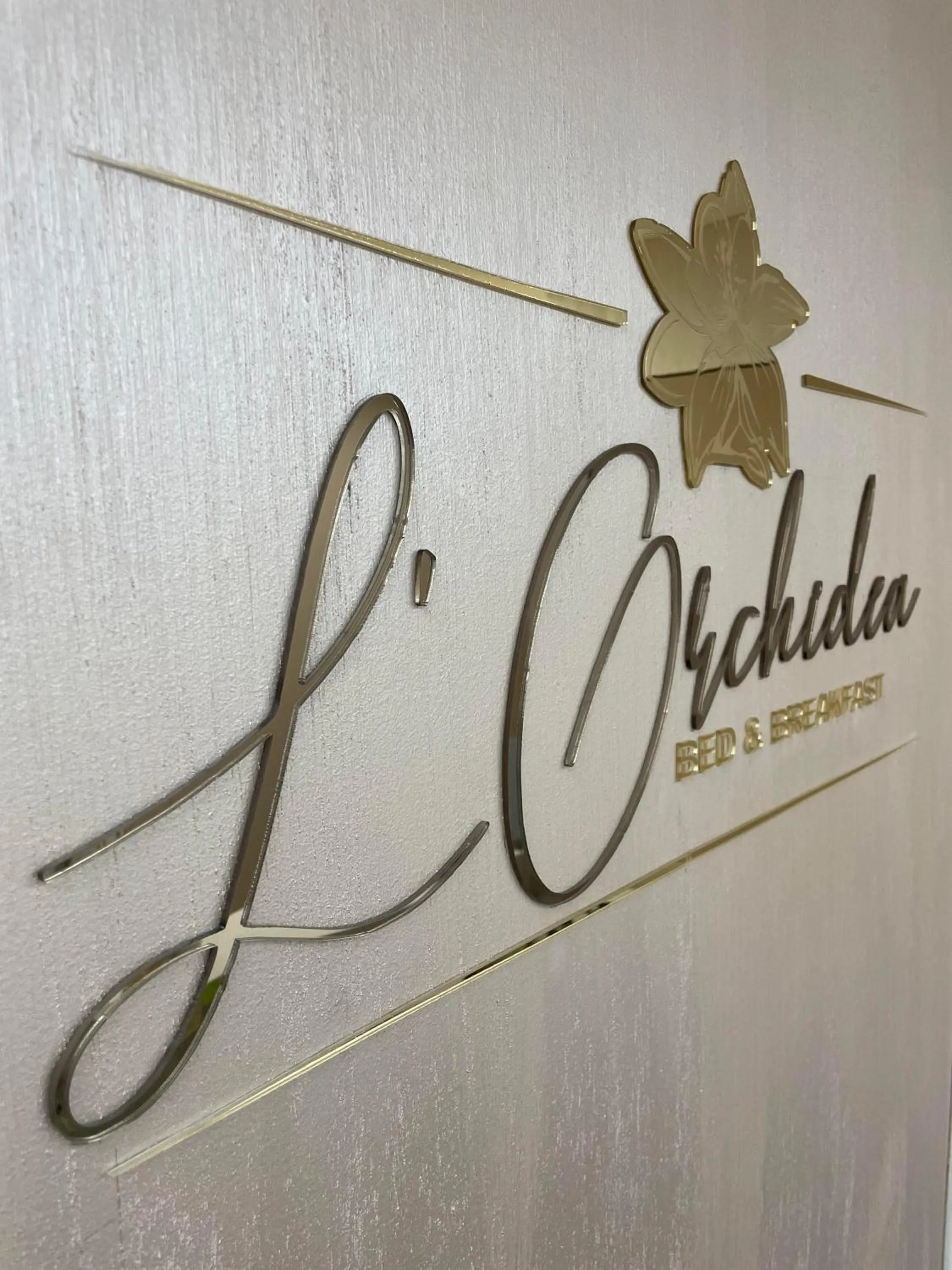 Logo/Certificate/Sign in B&B L'Orchidea