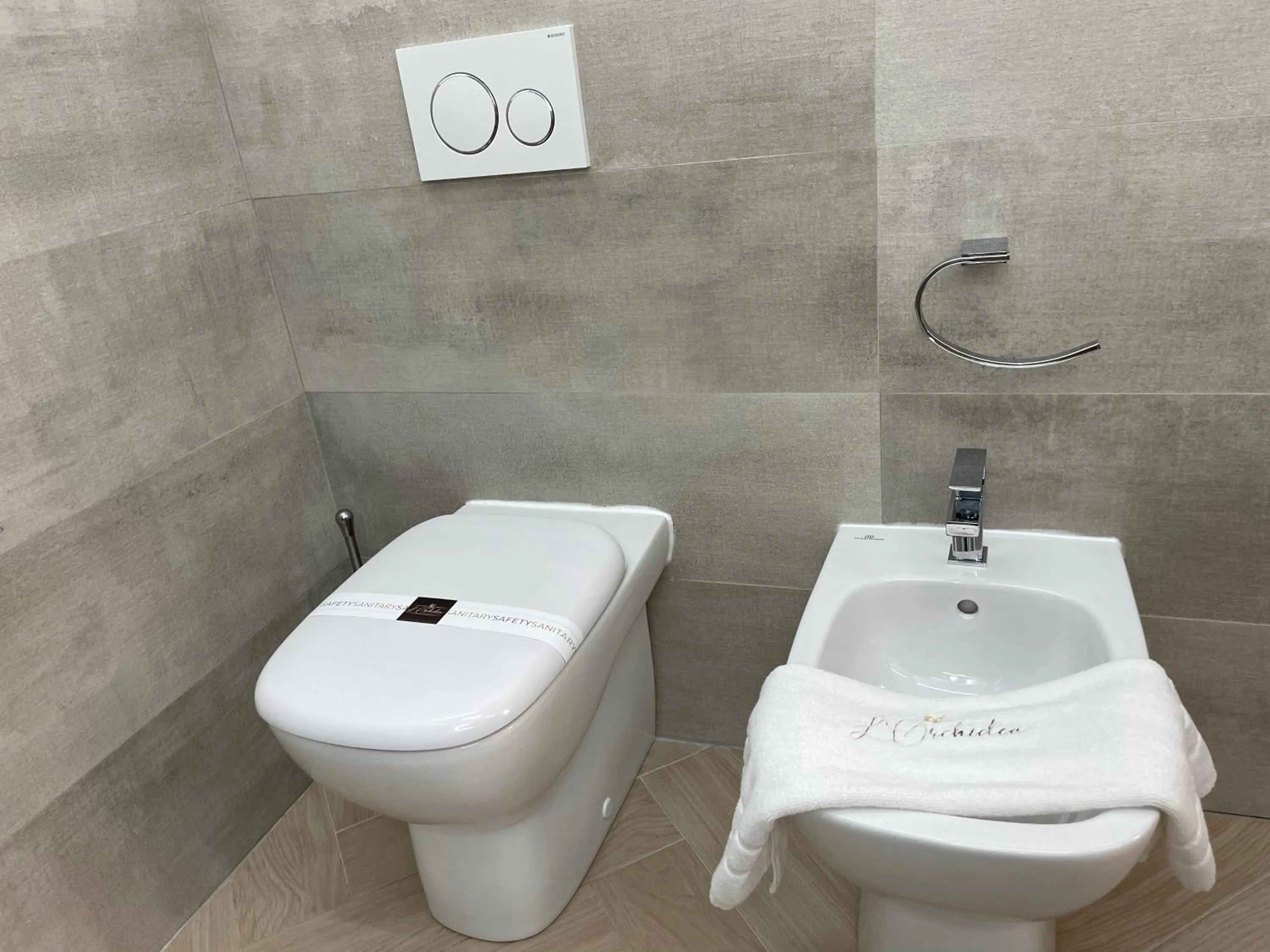 Bathroom in B&B L'Orchidea