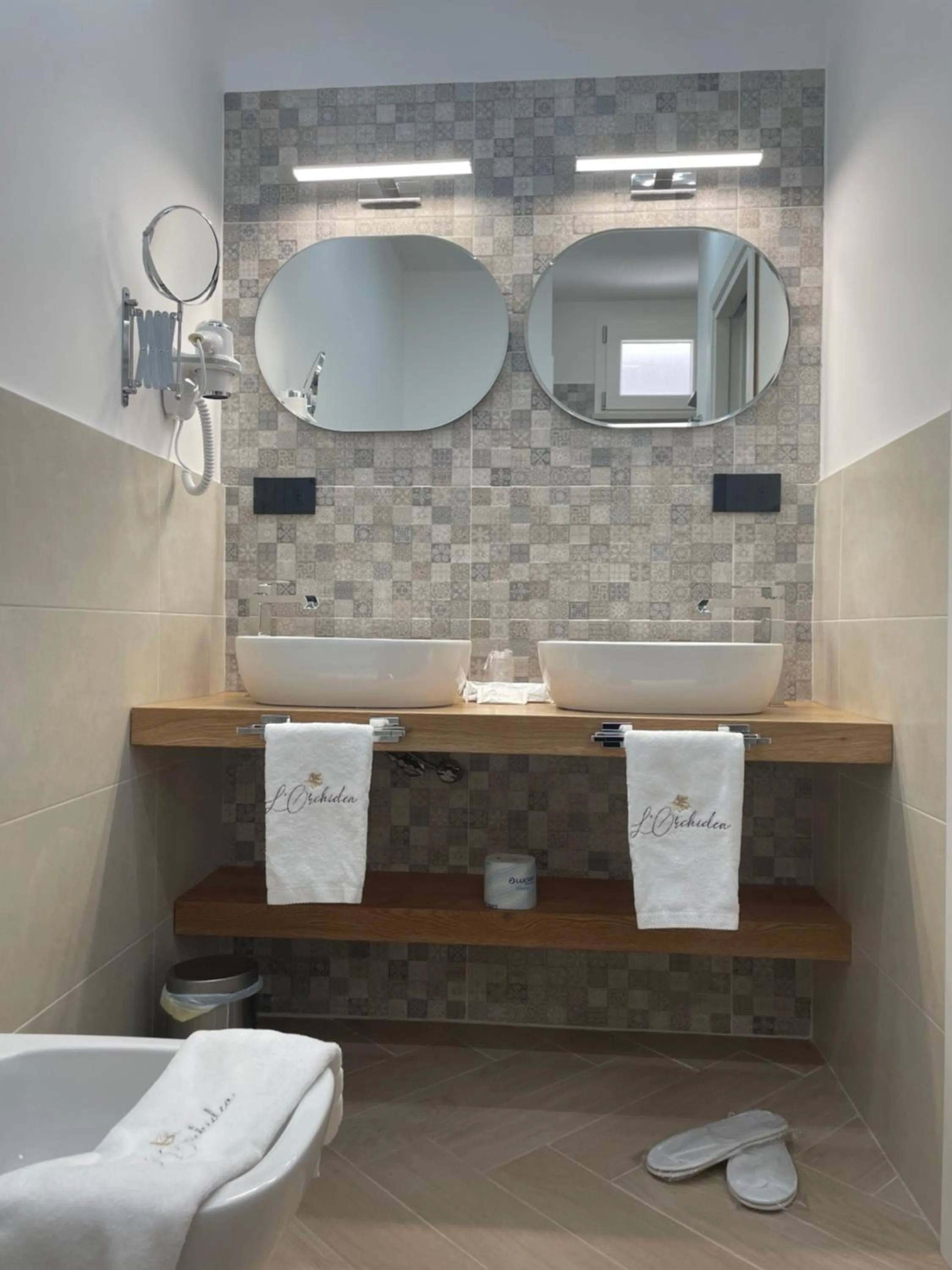 Bathroom in B&B L'Orchidea