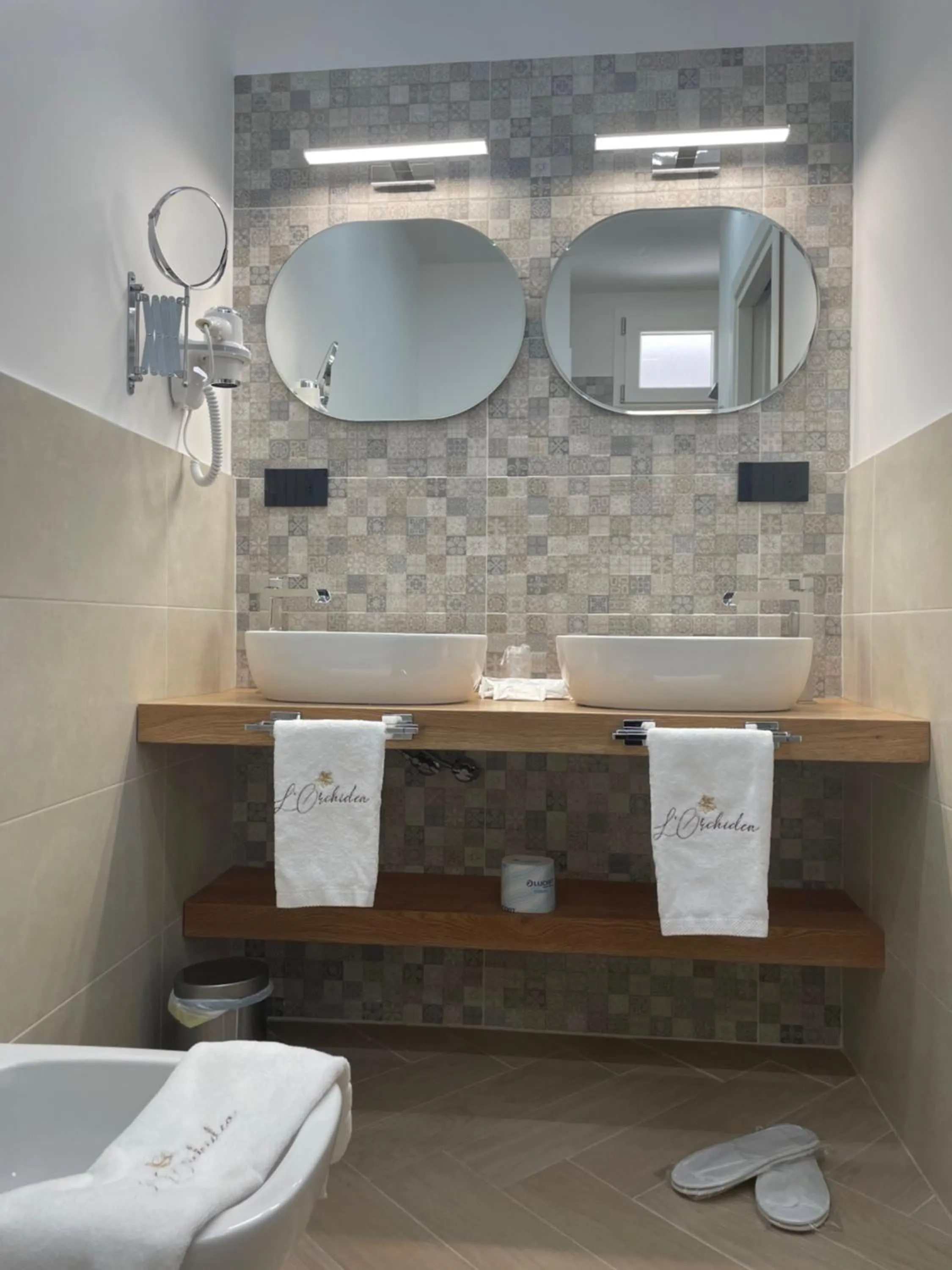 Bathroom in B&B L'Orchidea