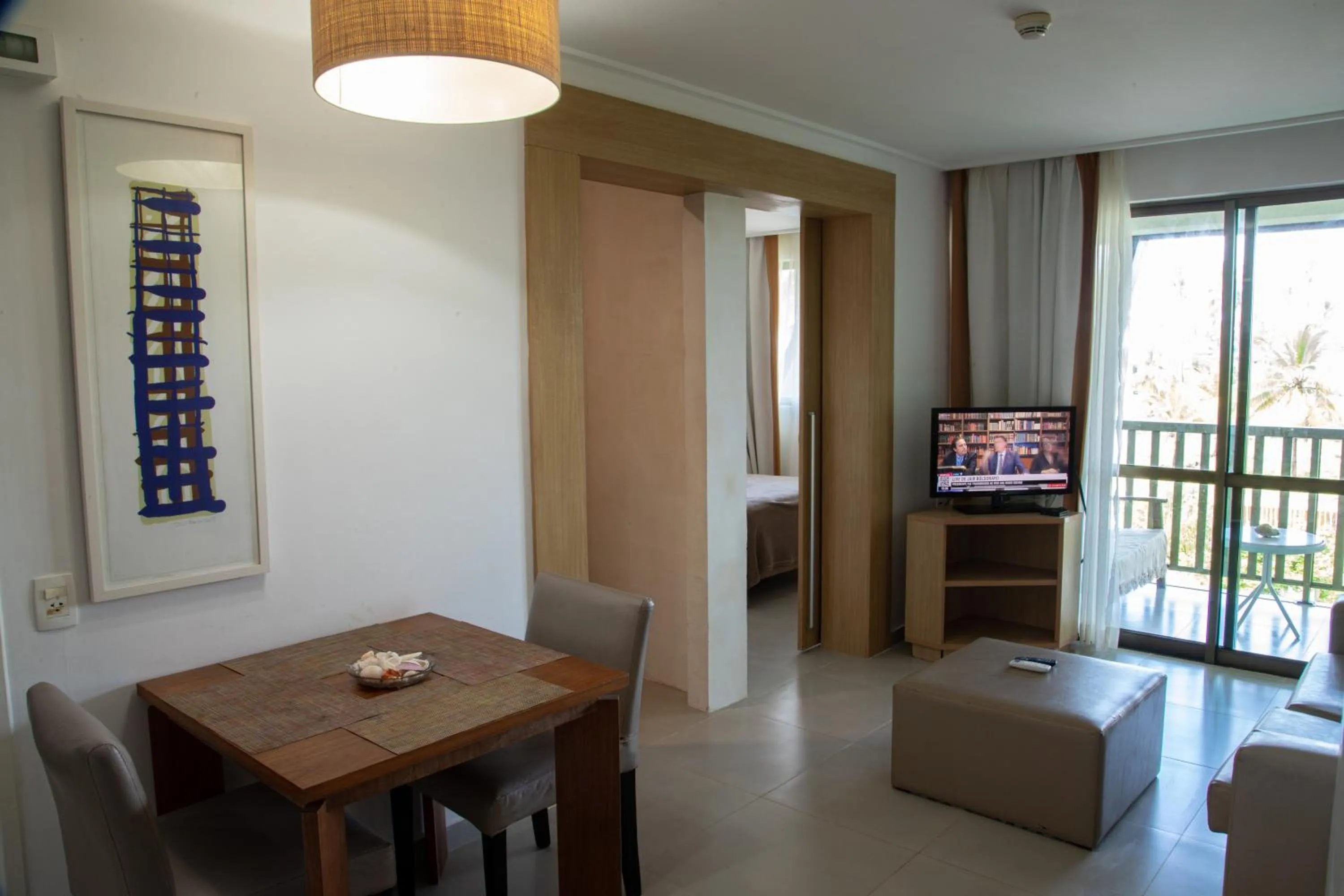 Living room in Beach Class Muro Alto Condomínio Resort By New Time