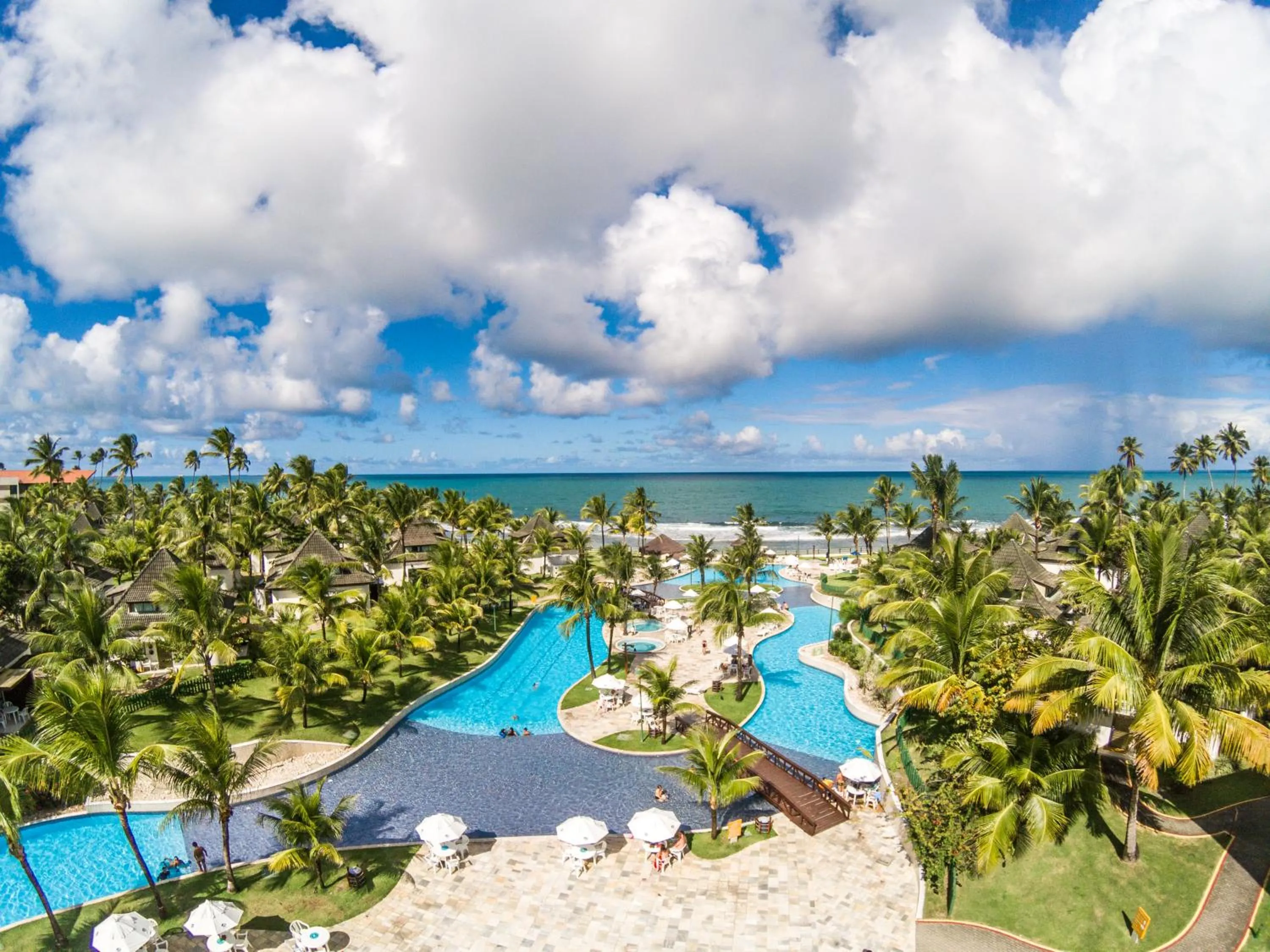 Bird's eye view in Beach Class Muro Alto Condomínio Resort By New Time