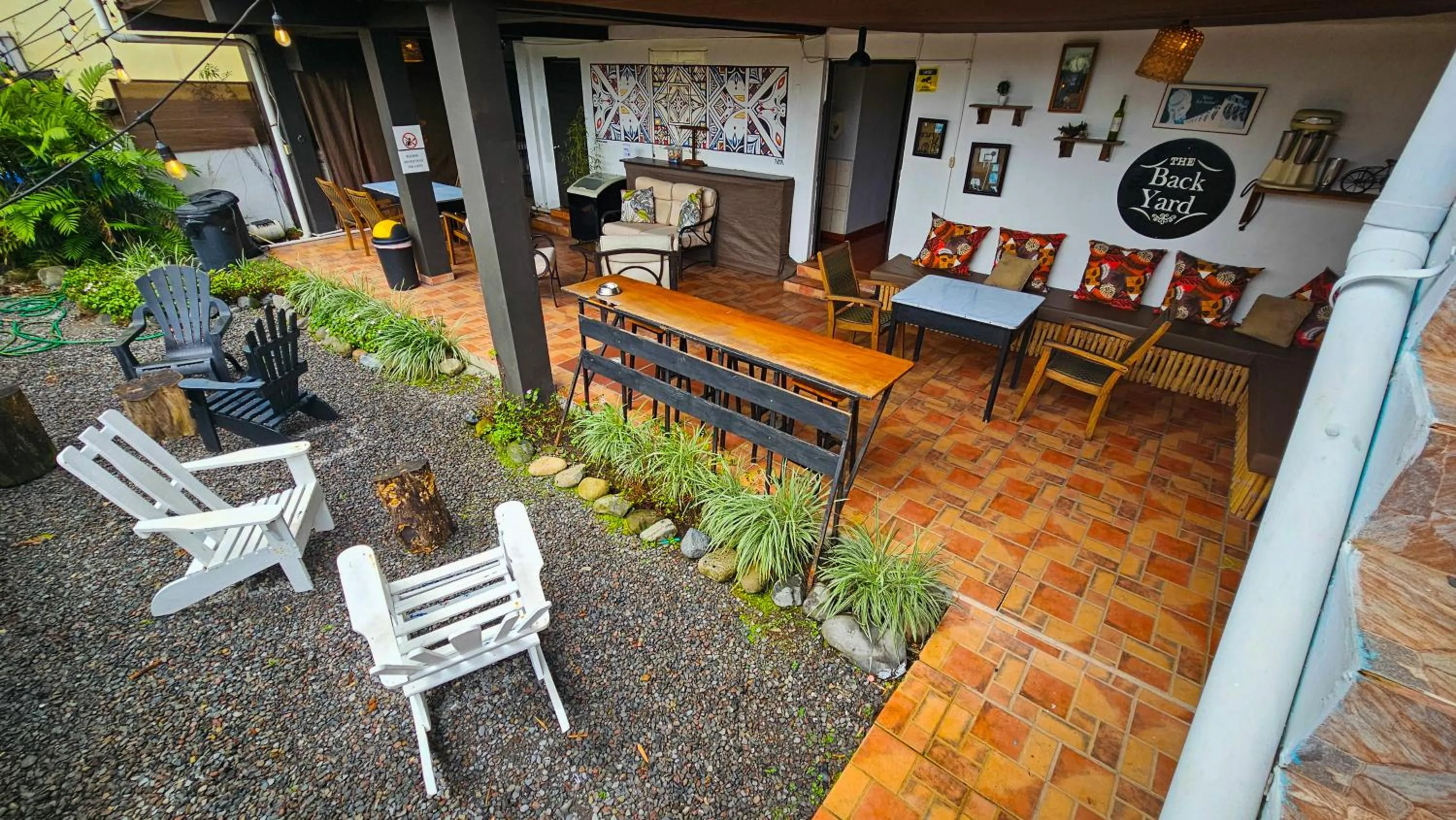 Garden view in La Casa de Doña Cata