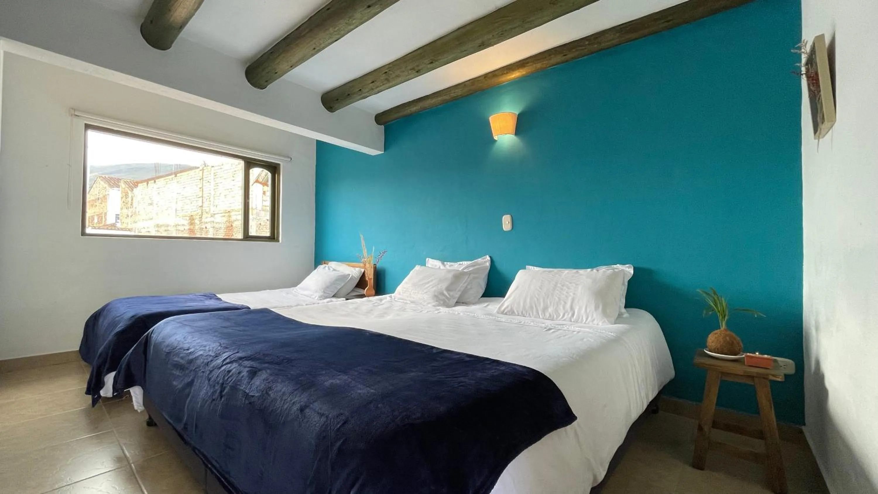 Bedroom, Bed in Hotel Verona Villa de Leyva