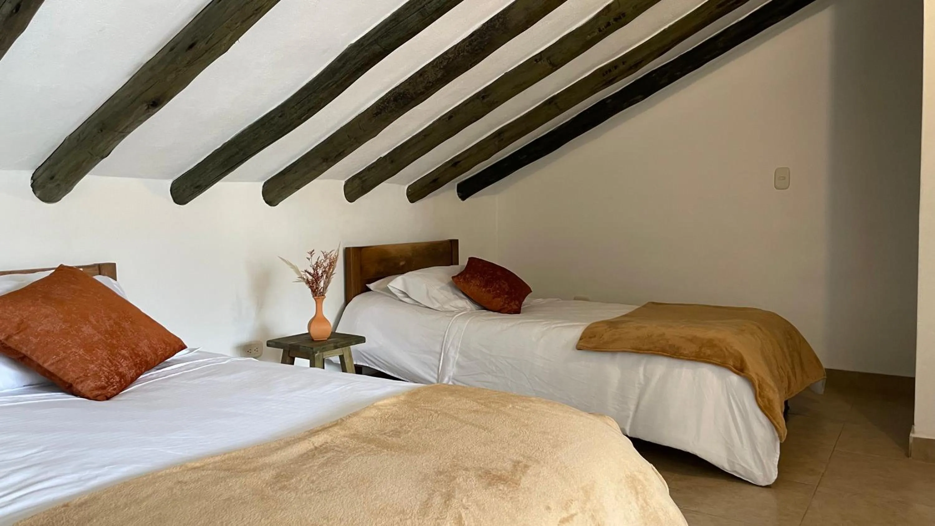 Bedroom, Bed in Hotel Verona Villa de Leyva