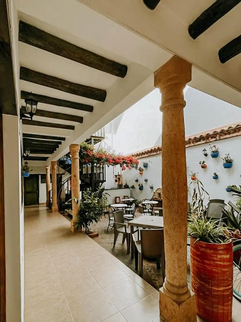 Patio in Hotel Verona Villa de Leyva