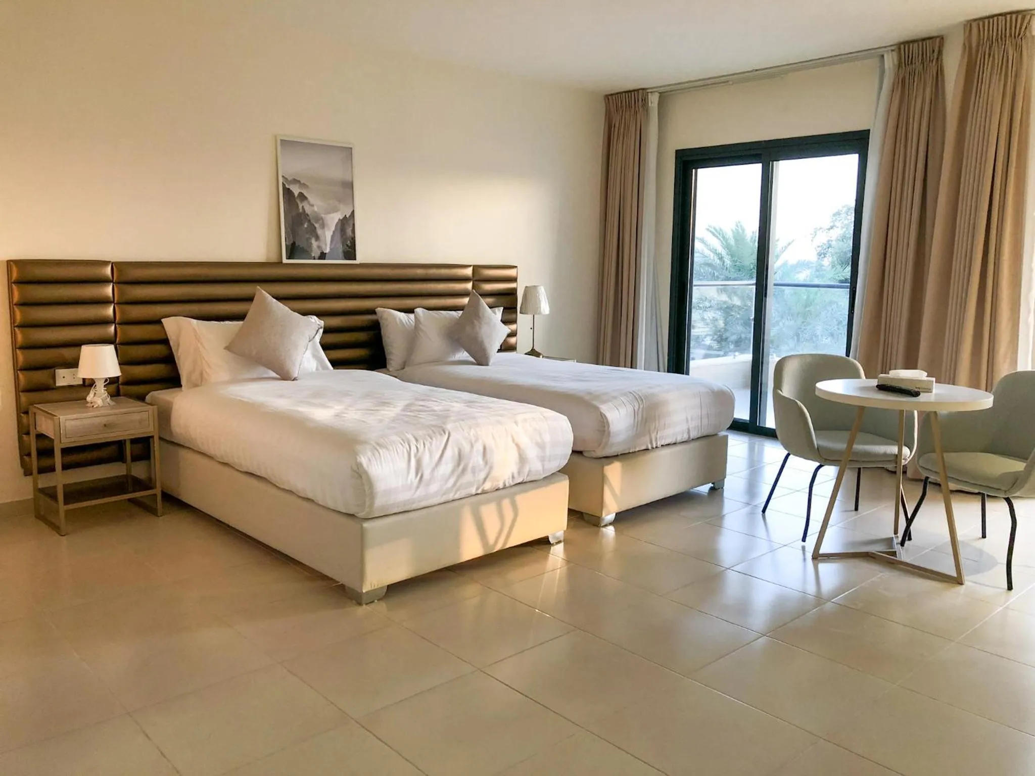 Bed in Sea view hotel